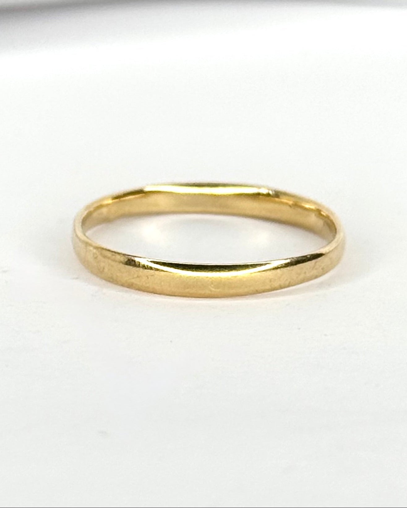 Alliance Or Jaune 18 carats 2mm "Shaun" - Elliade Paris