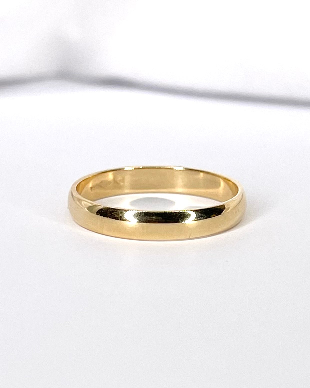 Alliance Or Jaune 18 carats 3 mm "Carla" - Elliade Paris