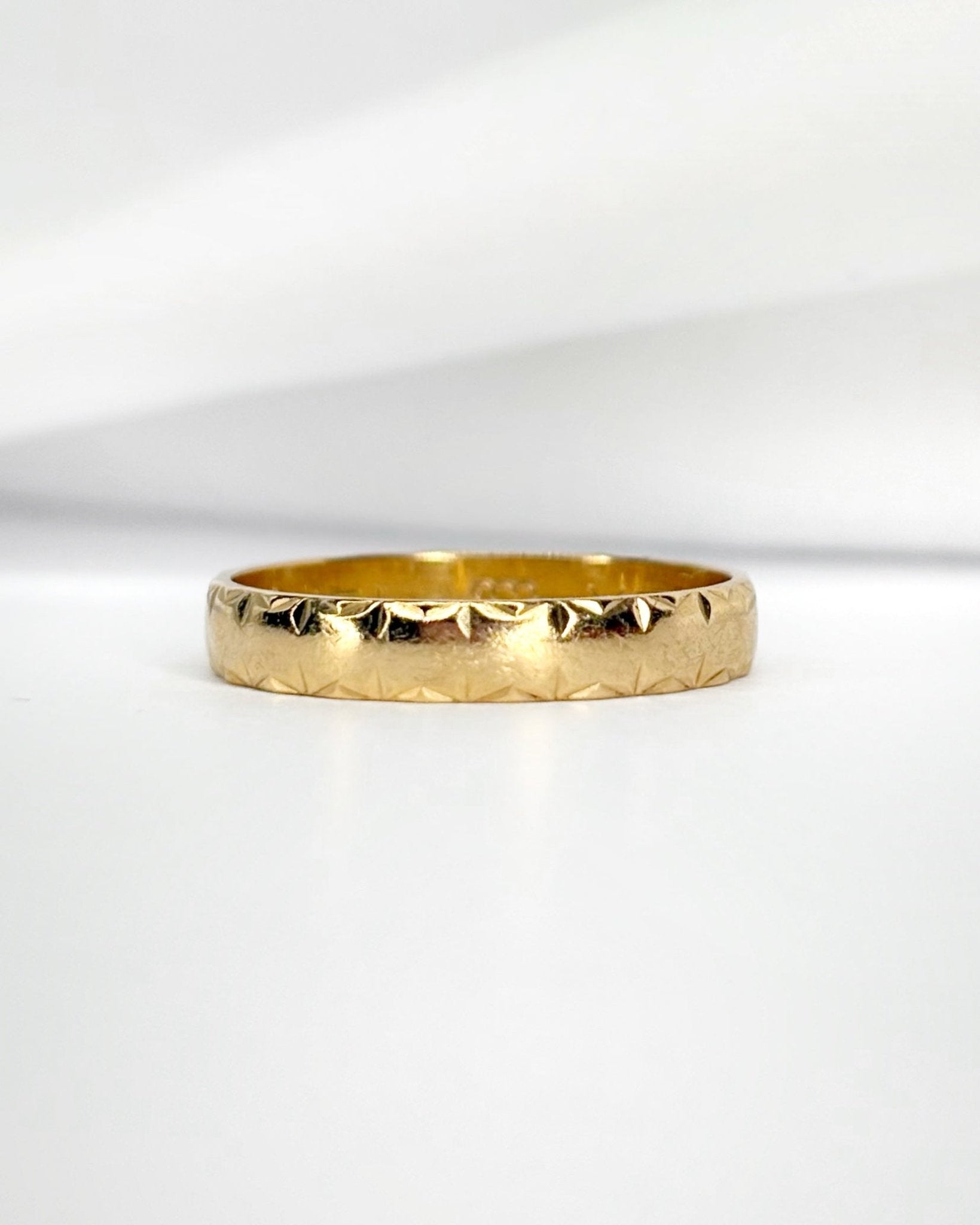 Alliance Or Jaune 18 carats 3 mm "Polly" - Elliade Paris