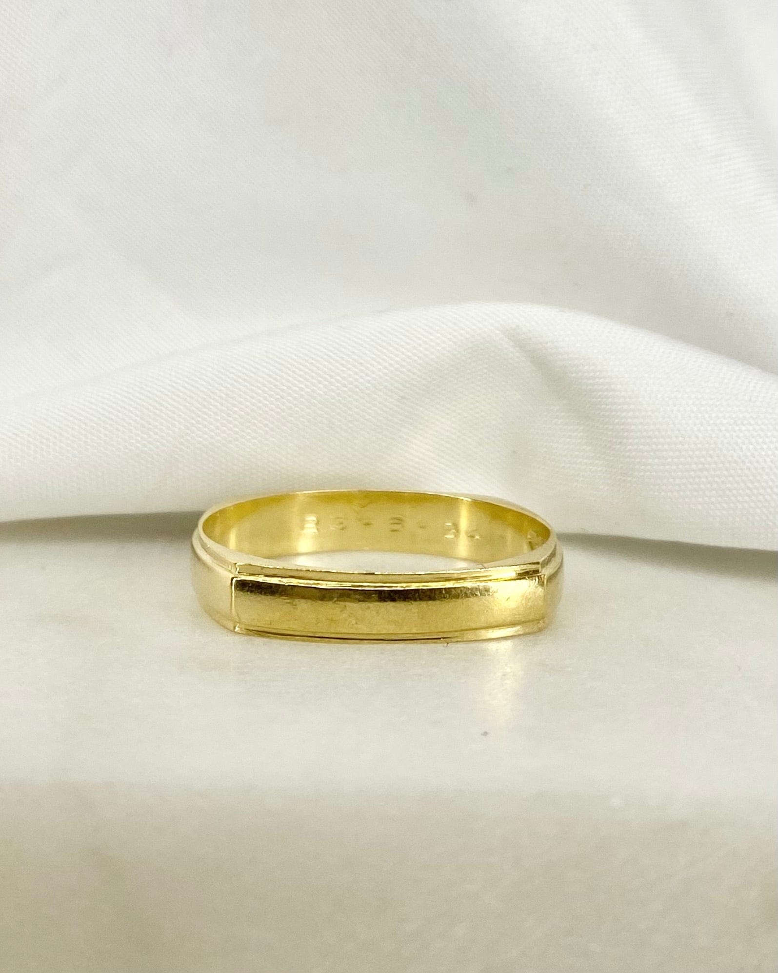 Alliance Or Jaune 18 carats 4.09 g "Madelyn" - Elliade Paris