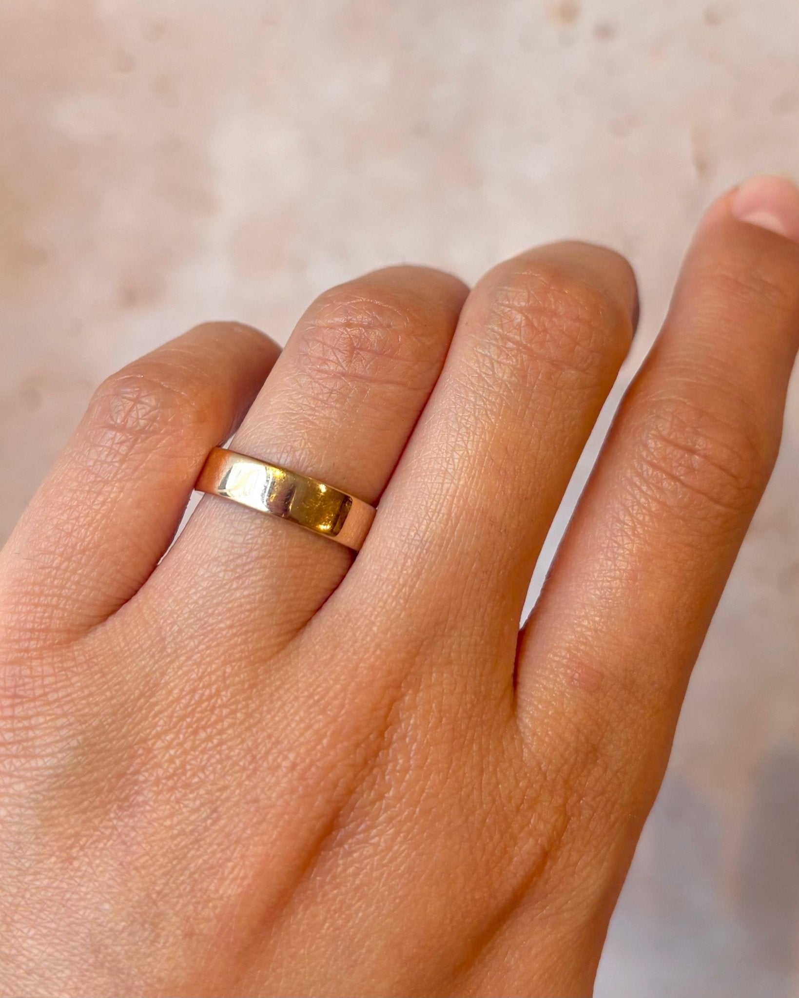 Alliance Or Jaune 18 carats 4.5mm "Paula" - Elliade Paris