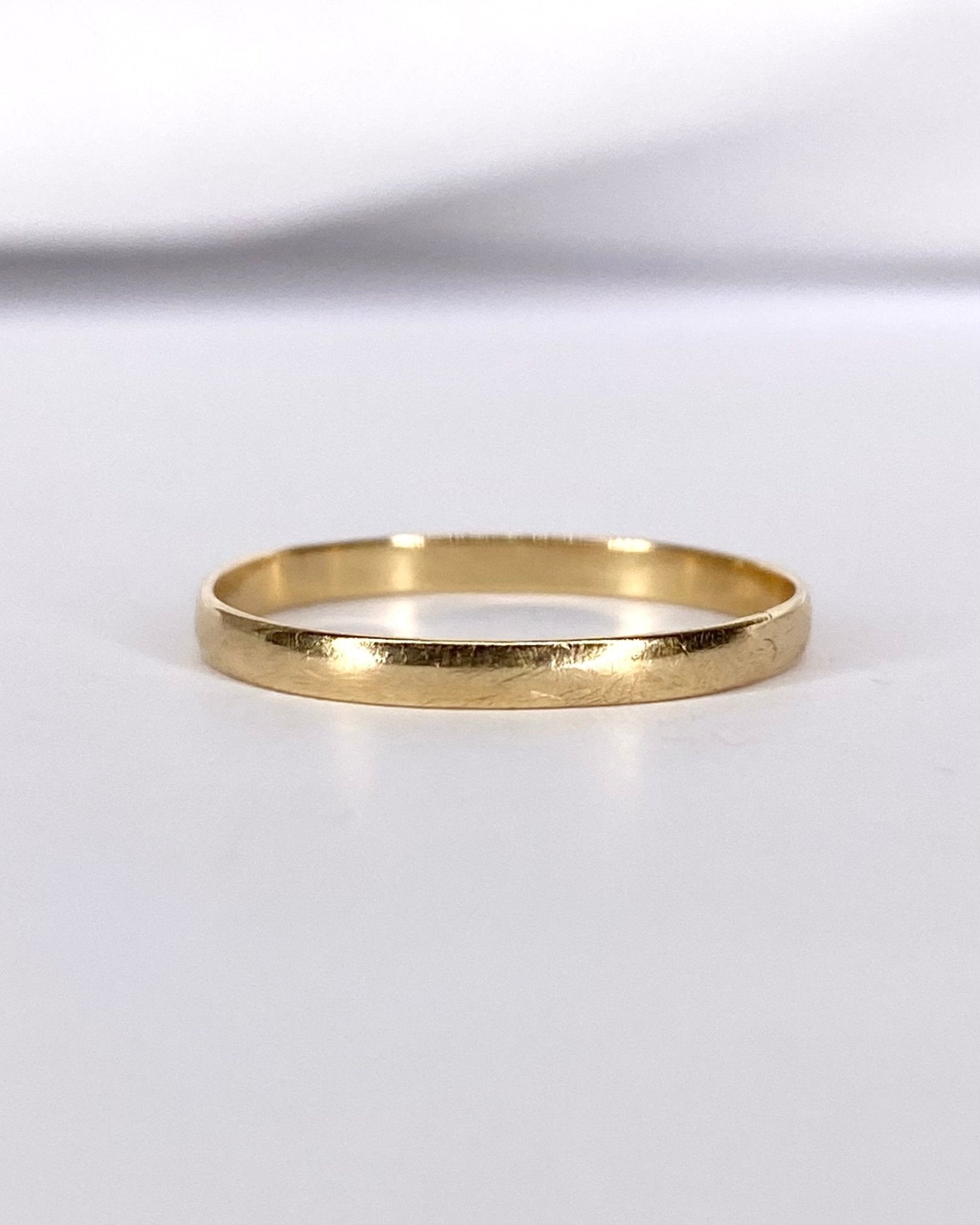 Alliance Or Jaune 18 carats "Emile" - Elliade Paris