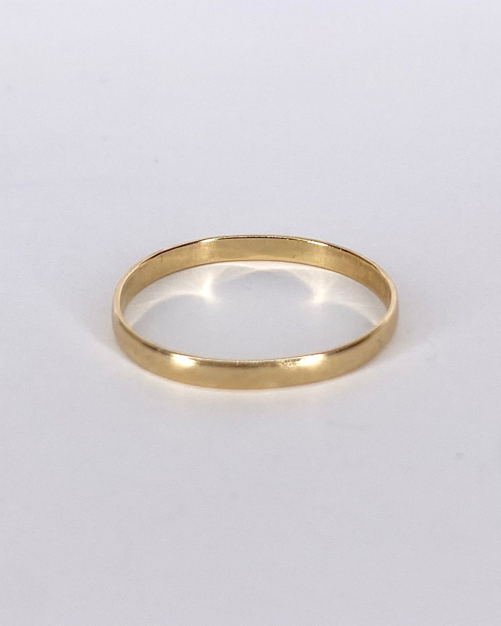 Alliance Or Jaune 18 carats "Emile" - Elliade Paris