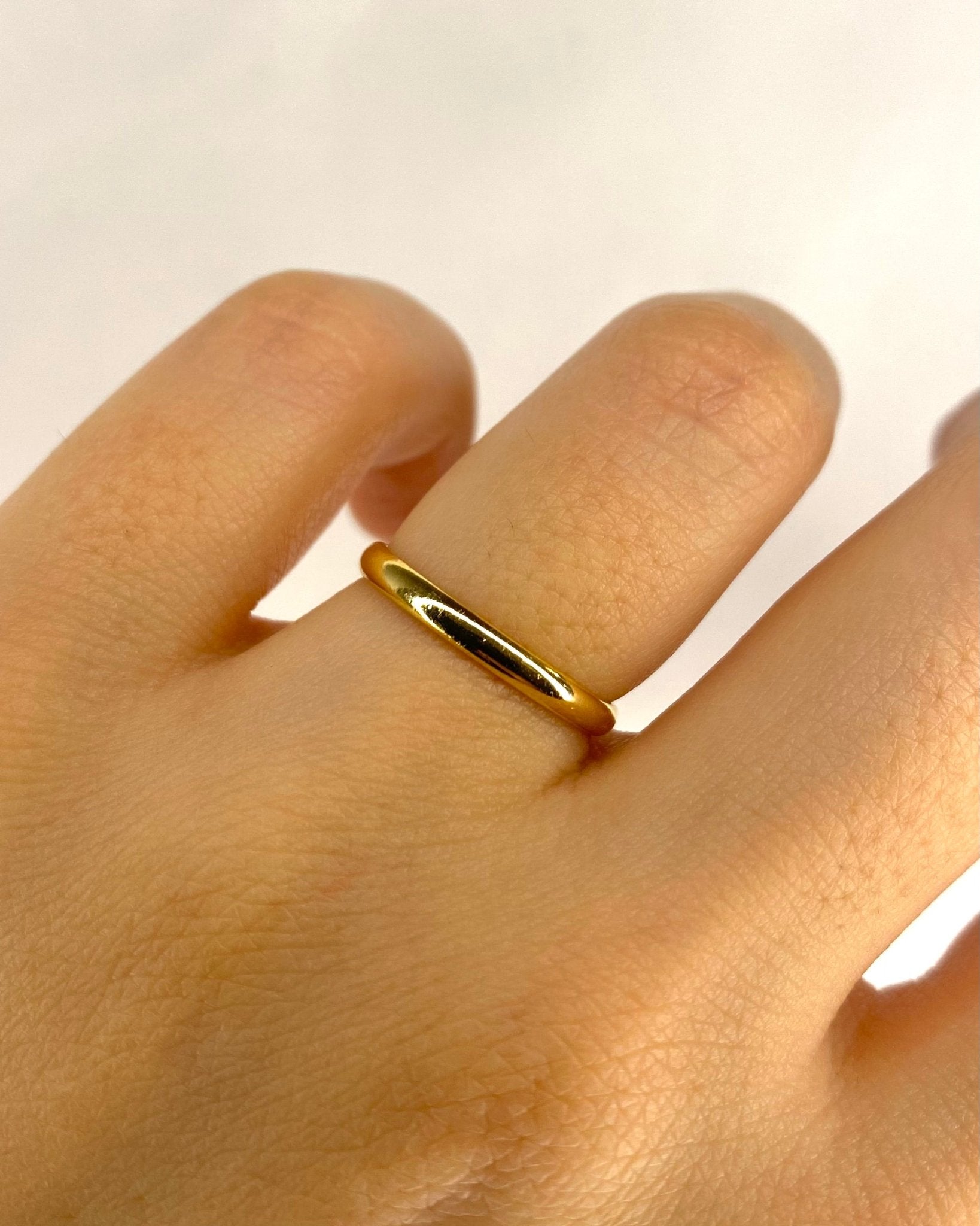 Alliance Or Jaune 18 carats "Gisèle" - Elliade Paris