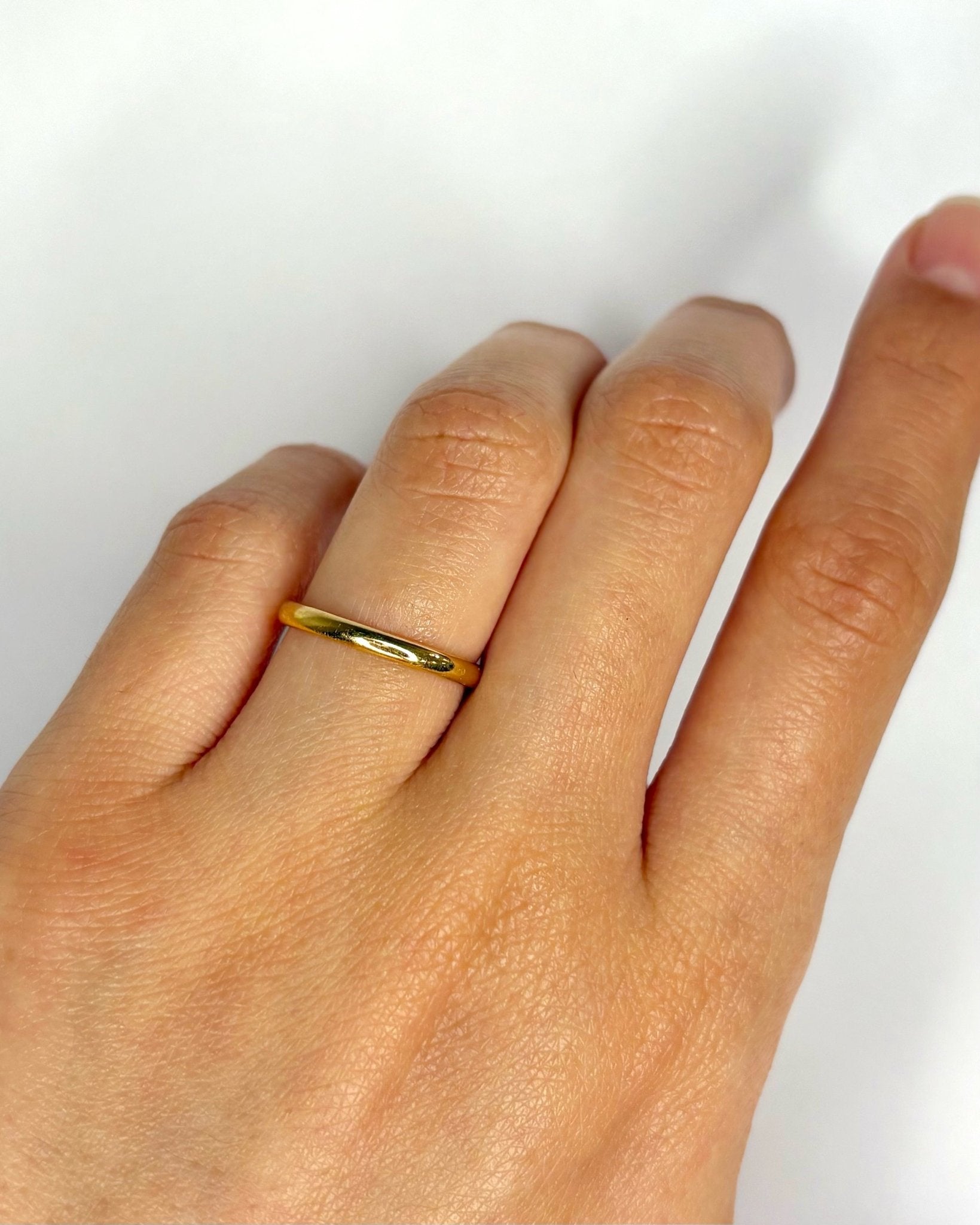 Alliance Or Jaune 18 carats "Irina" - Elliade Paris