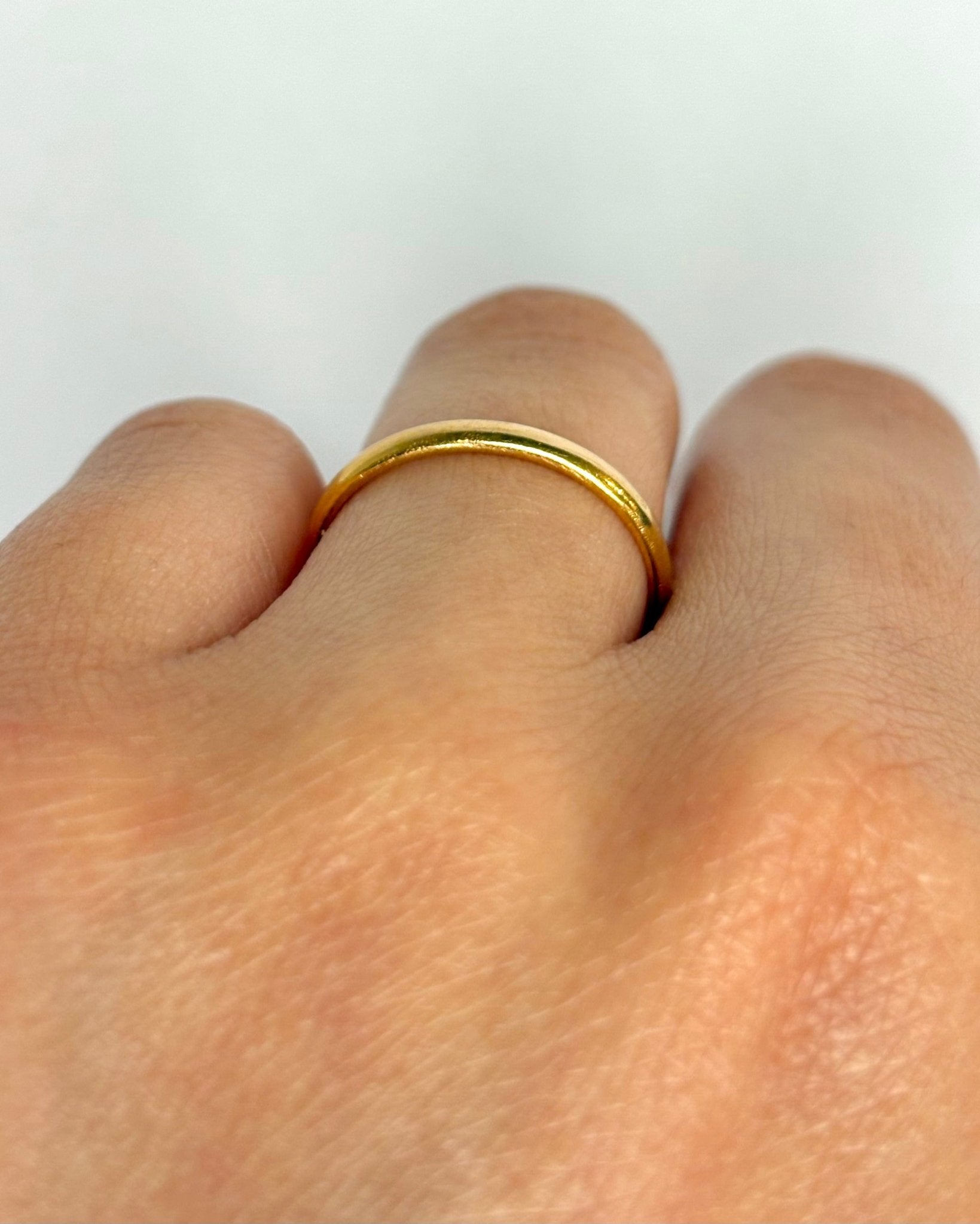 Alliance Or Jaune 18 carats "Irina" - Elliade Paris