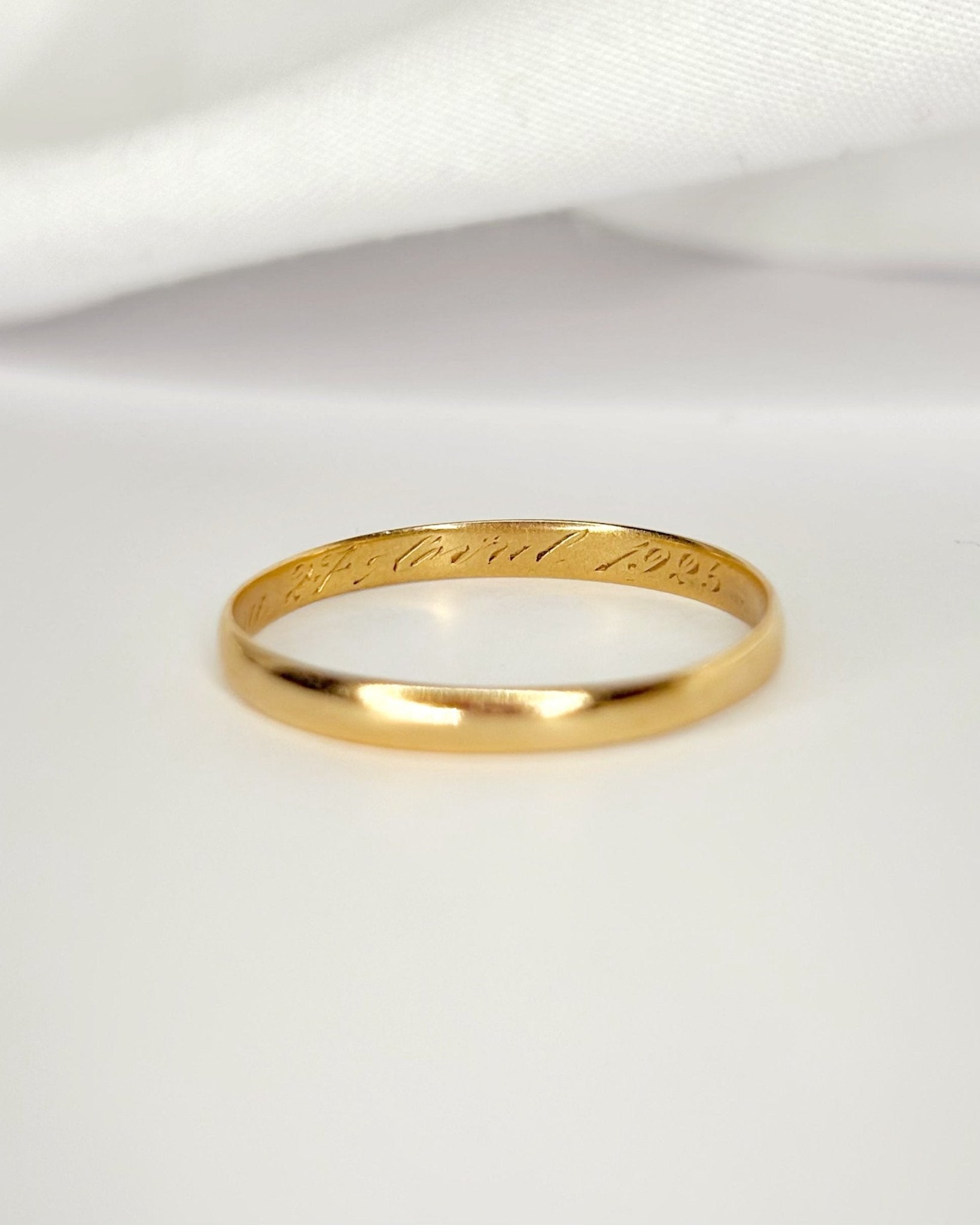 Alliance Or Jaune 18 carats "Loane" - Elliade Paris