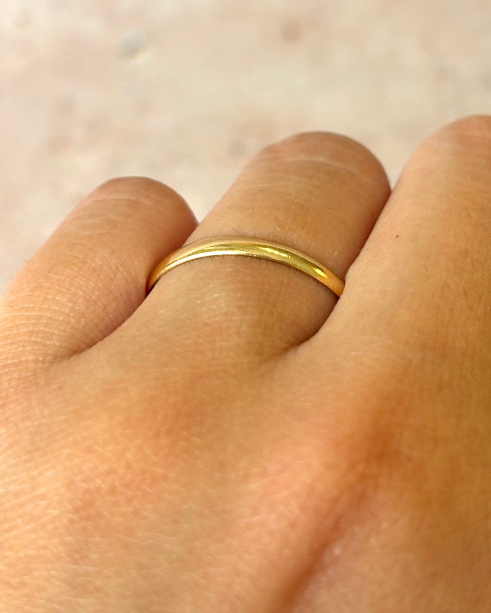 Alliance Or Jaune 18 carats "Loane" - Elliade Paris