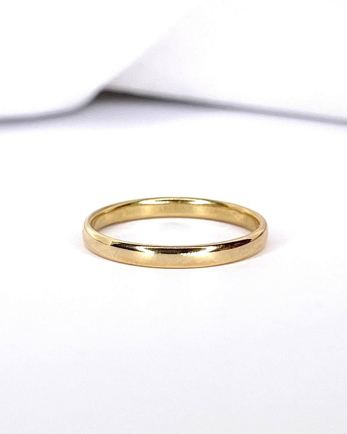 Alliance Or Jaune 18 carats "Maël" - Elliade Paris
