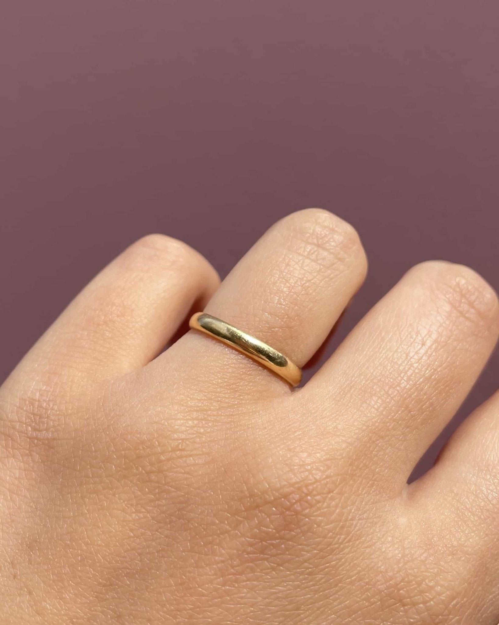 Alliance Or Jaune 18 carats "Molly" - Elliade Paris