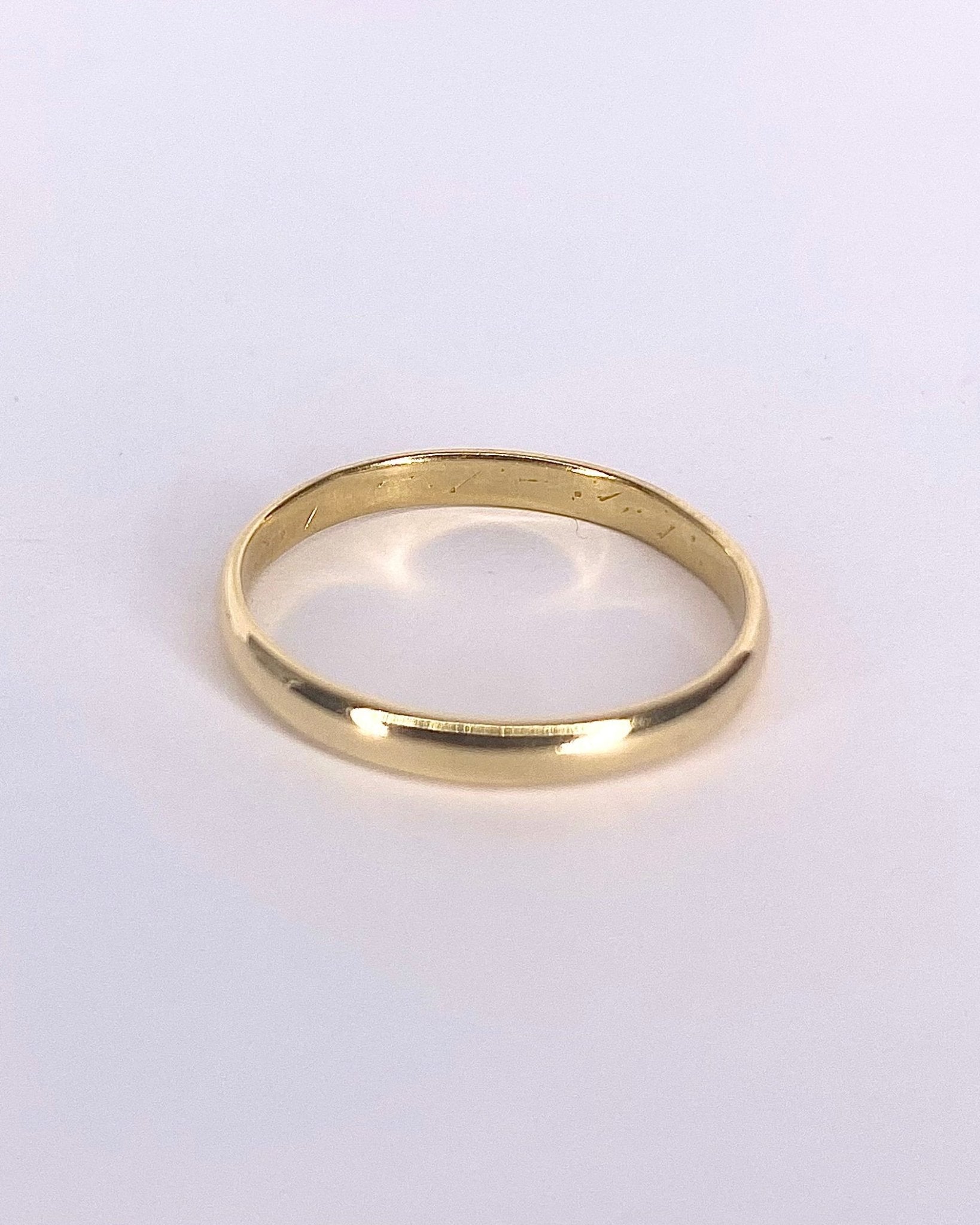 Alliance Or Jaune "Camilla" - Elliade Paris