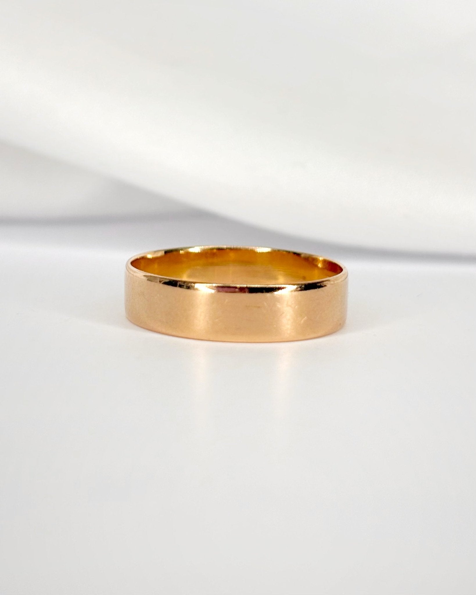 Alliance Or jaune cuivré 18 carats "Côme" - Elliade Paris