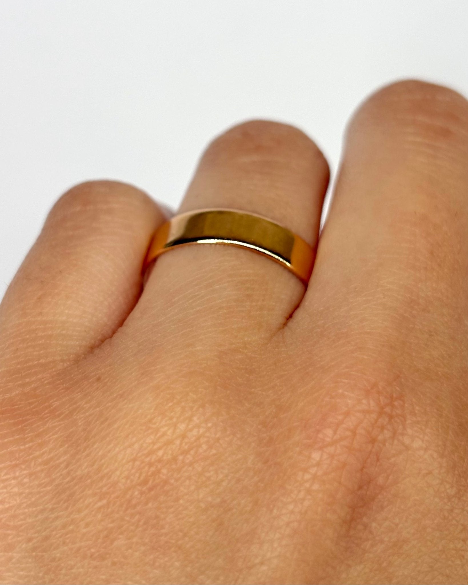 Alliance Or jaune cuivré 18 carats "Côme" - Elliade Paris