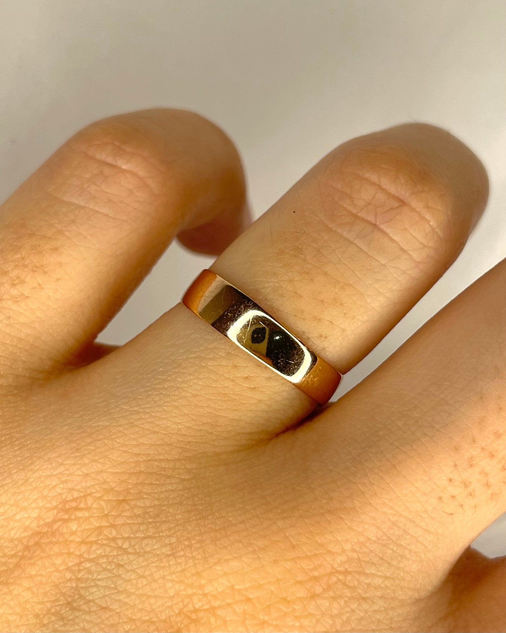 Alliance Or Jaune Cuivré "Edgar" - Elliade Paris