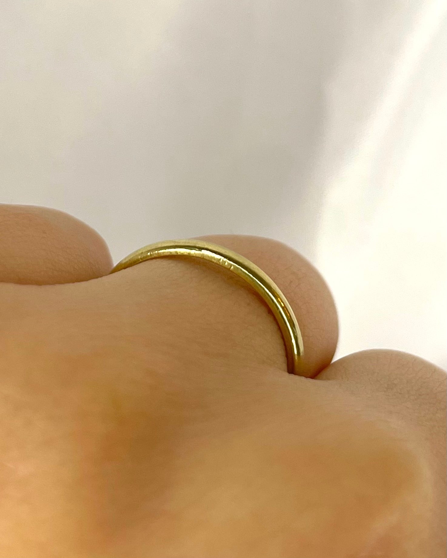 Alliance Or Jaune "Kamilla" - Elliade Paris