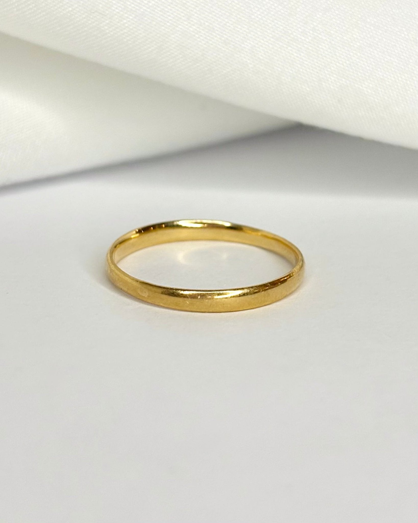 Alliance Or Jaune "Mireille" - Elliade Paris