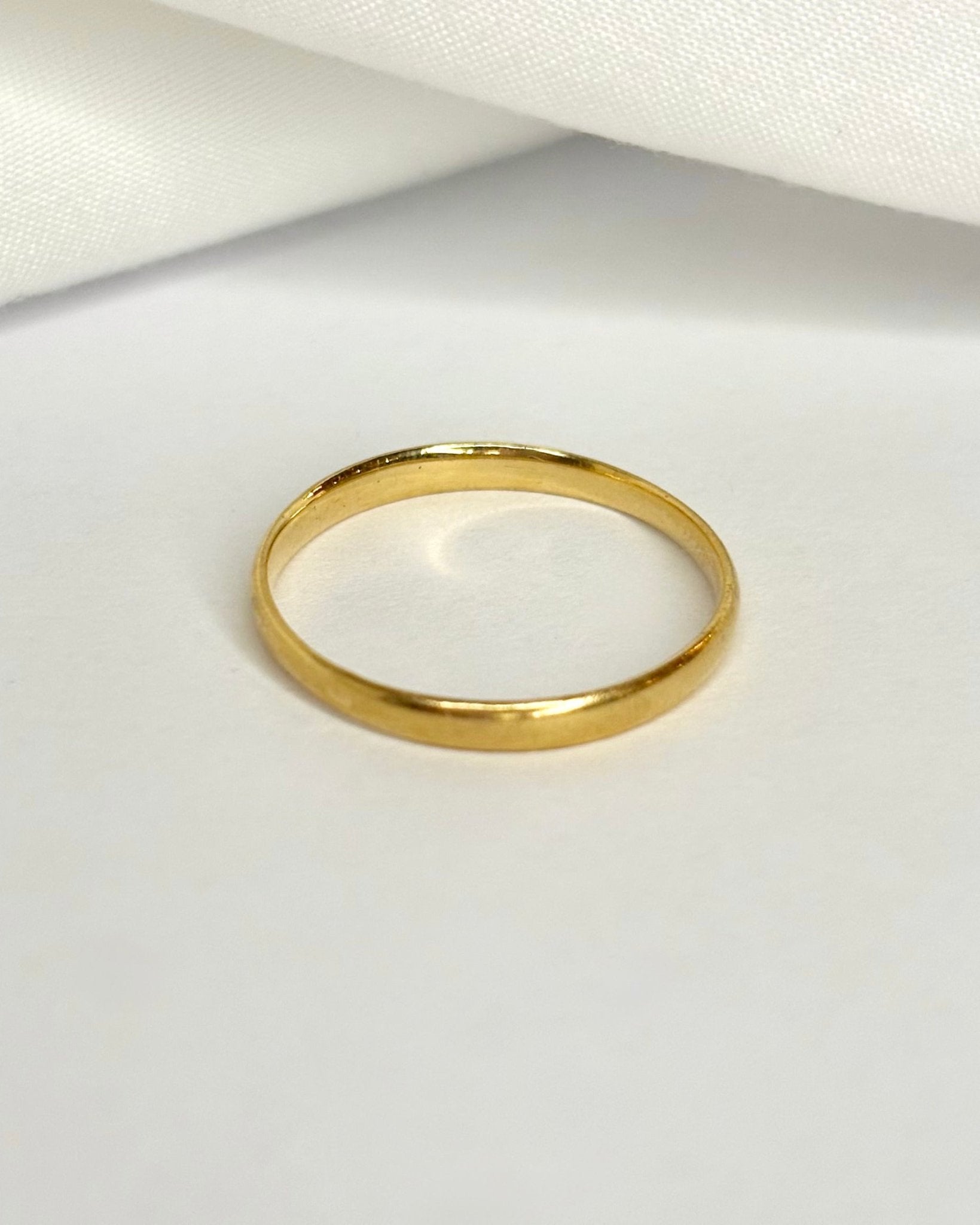 Alliance Or Jaune "Mireille" - Elliade Paris