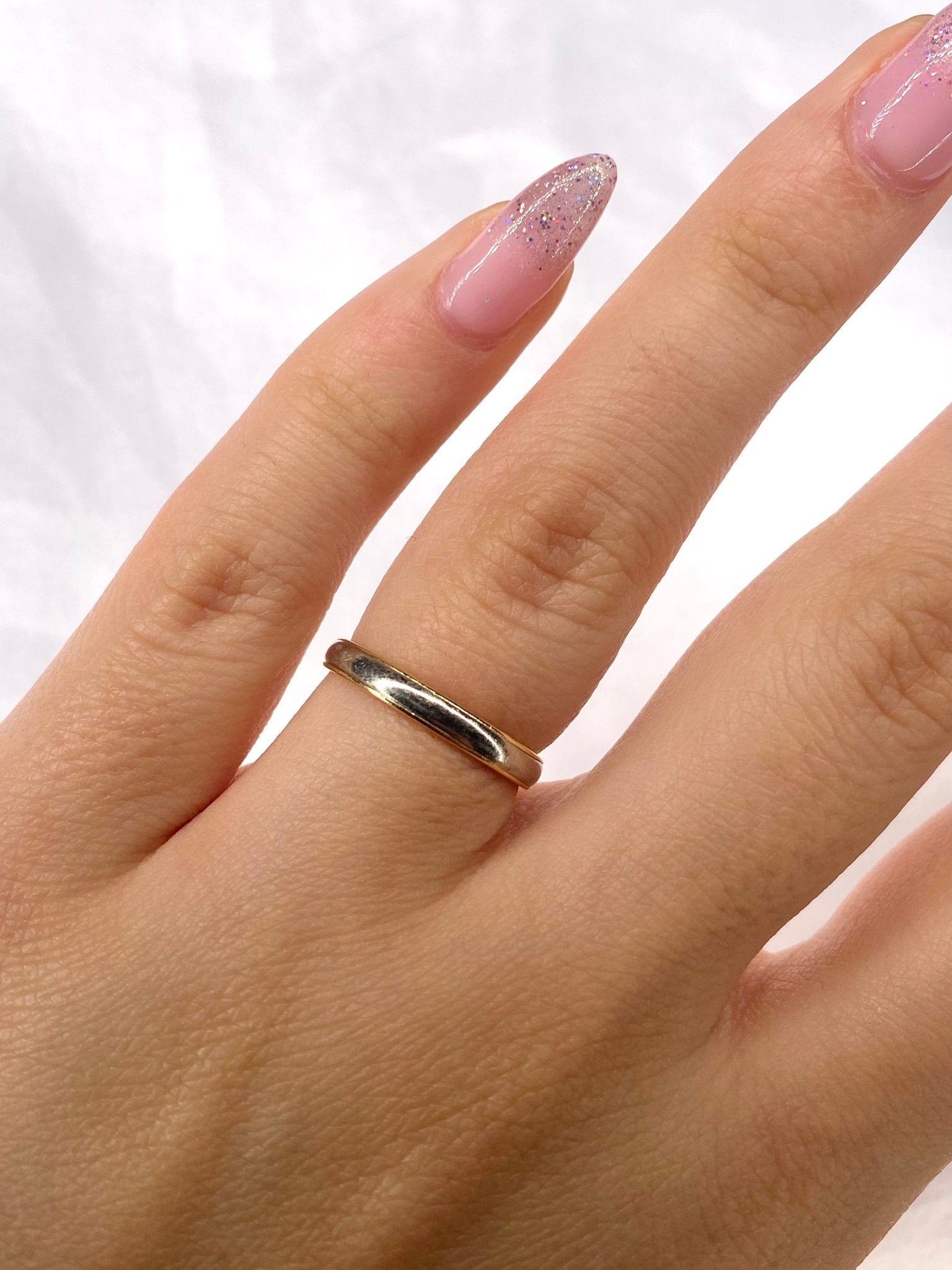 Alliance Or Jaune & Or Gris "Rachel" - Elliade Paris