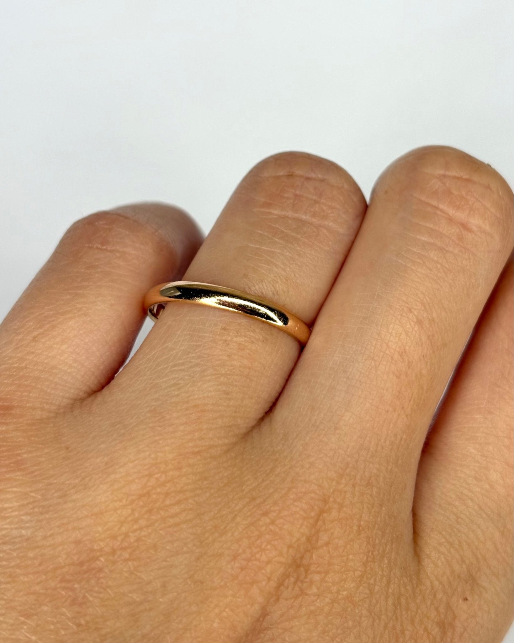 Alliance Or Jaune "Raphaella" - Elliade Paris