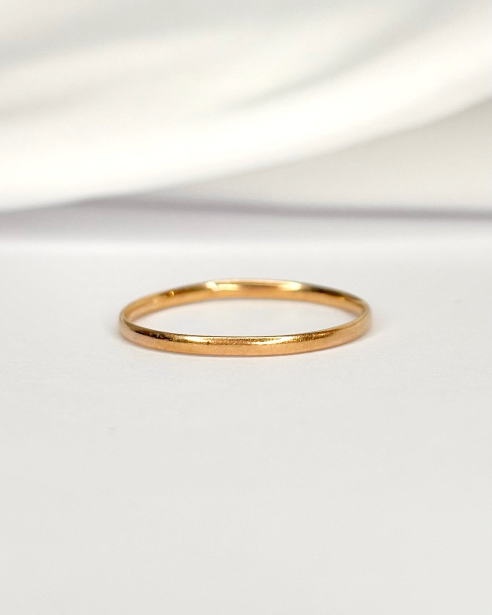 Alliance Or Rose "Fanny" - Elliade Paris