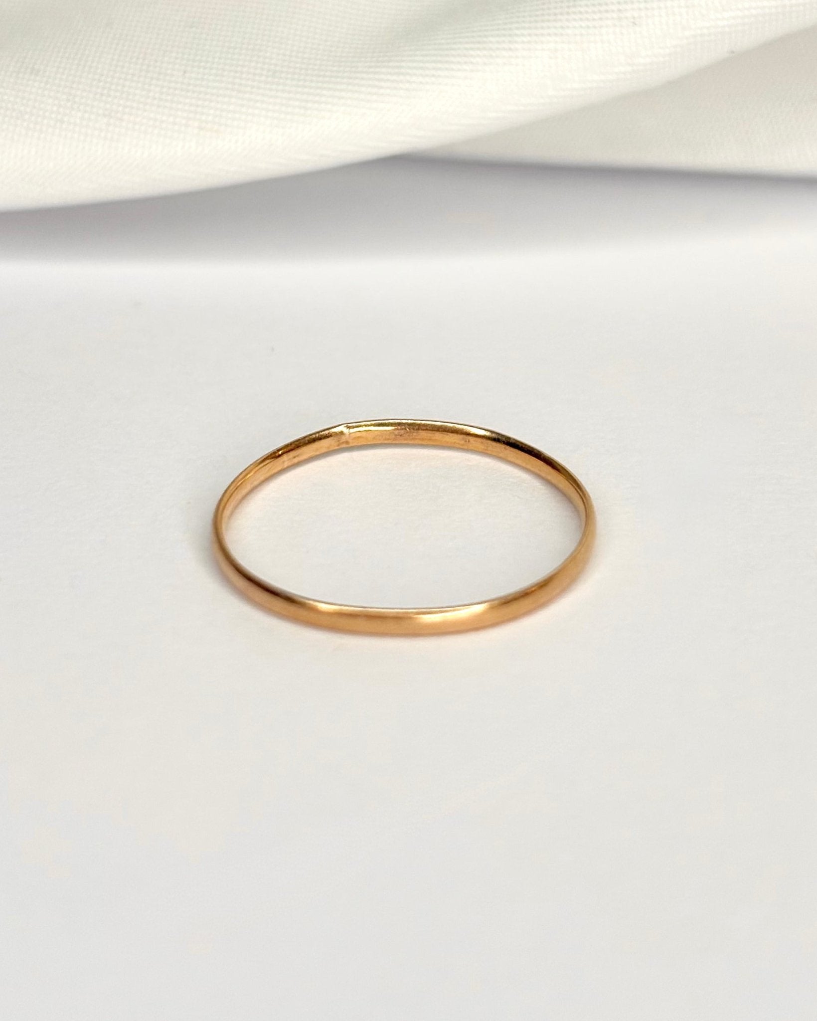 Alliance Or Rose "Fanny" - Elliade Paris