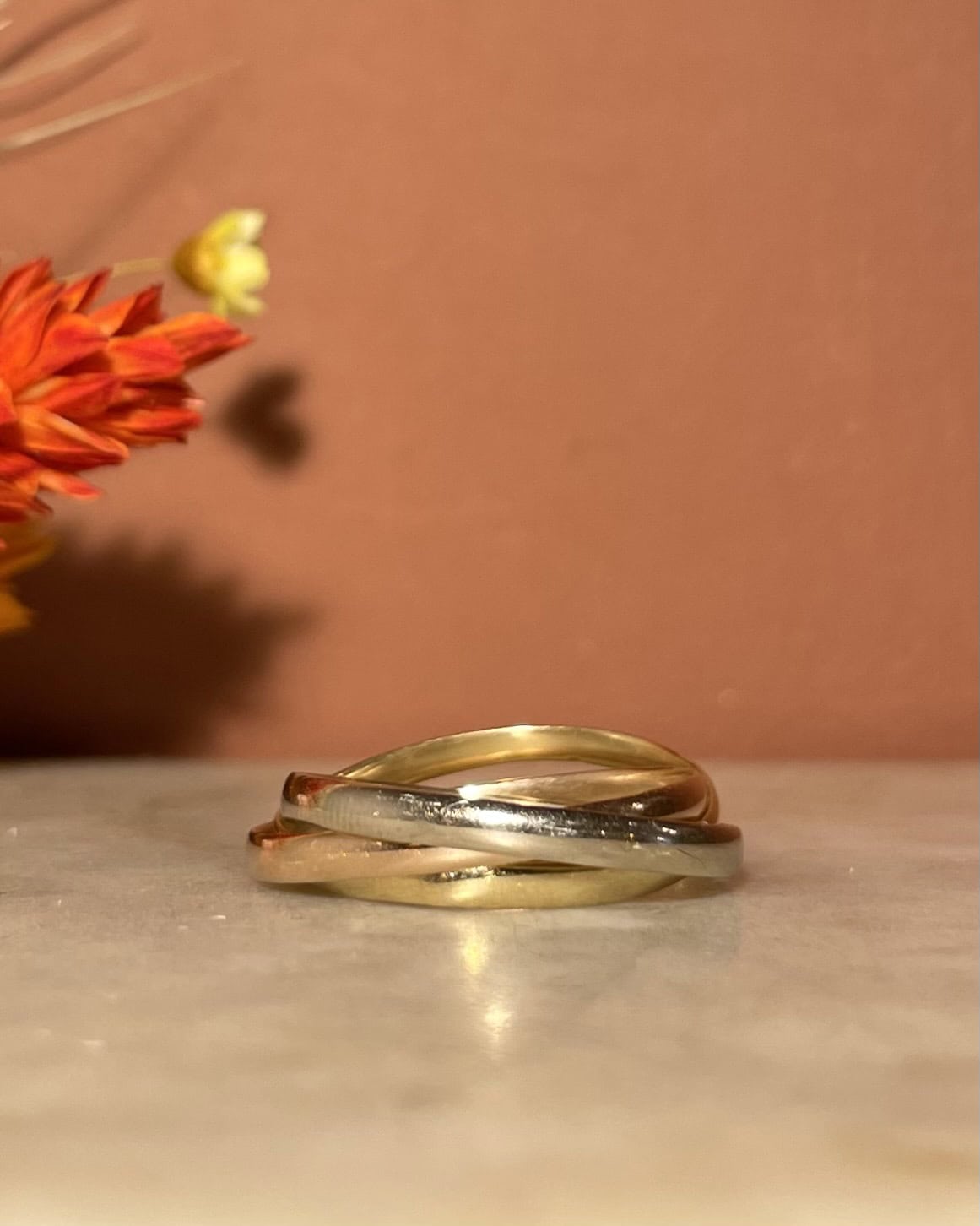 Alliance Trois Ors 18 Carats "Amaëlle" - Elliade Paris