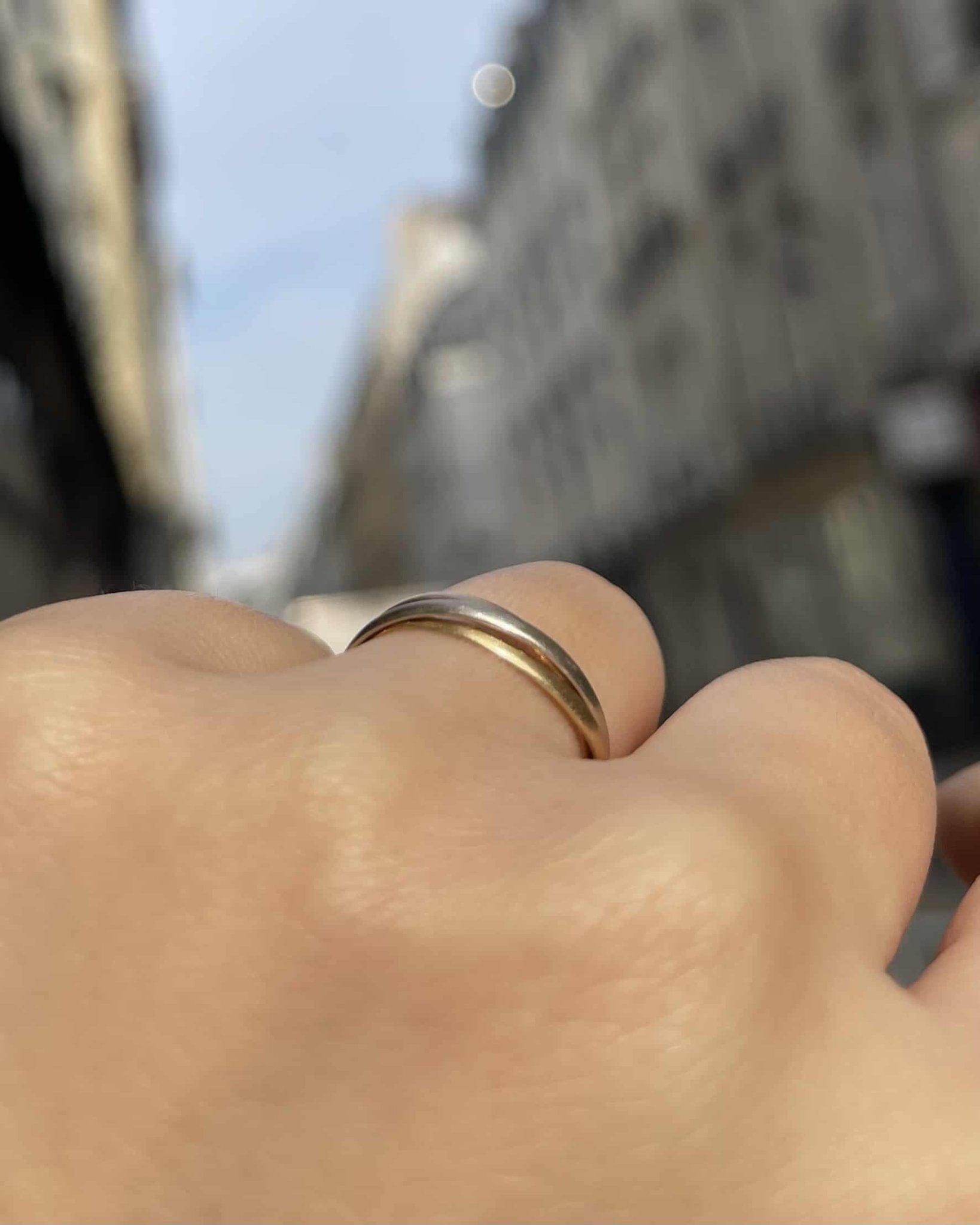 Alliance trois ors "Orianne" - Elliade Paris