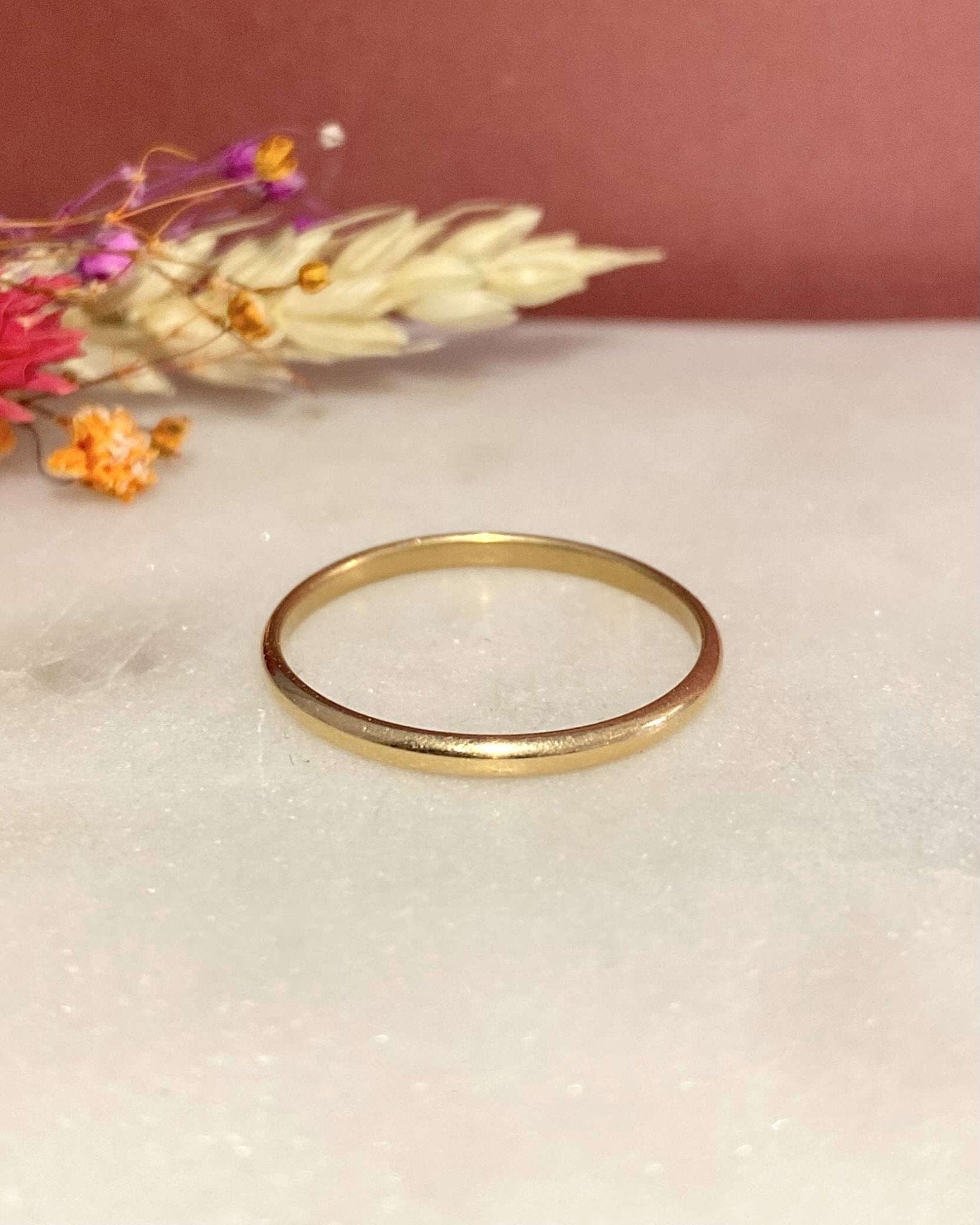 Alliance Vintage Or 18 carats "Pedro" - Elliade Paris