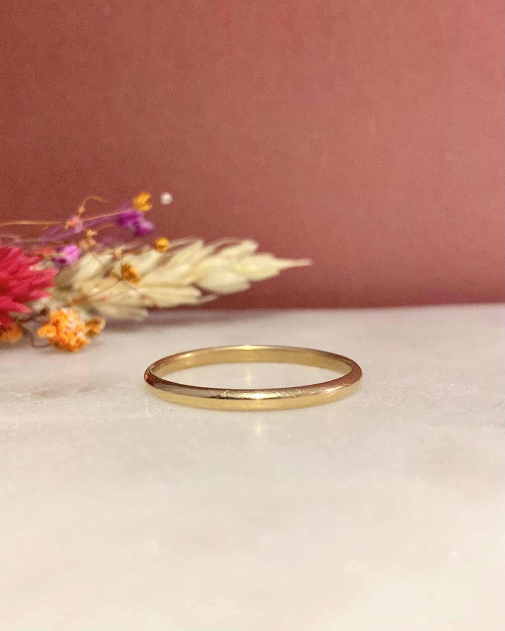 Alliance Vintage Or 18 carats "Pedro" - Elliade Paris