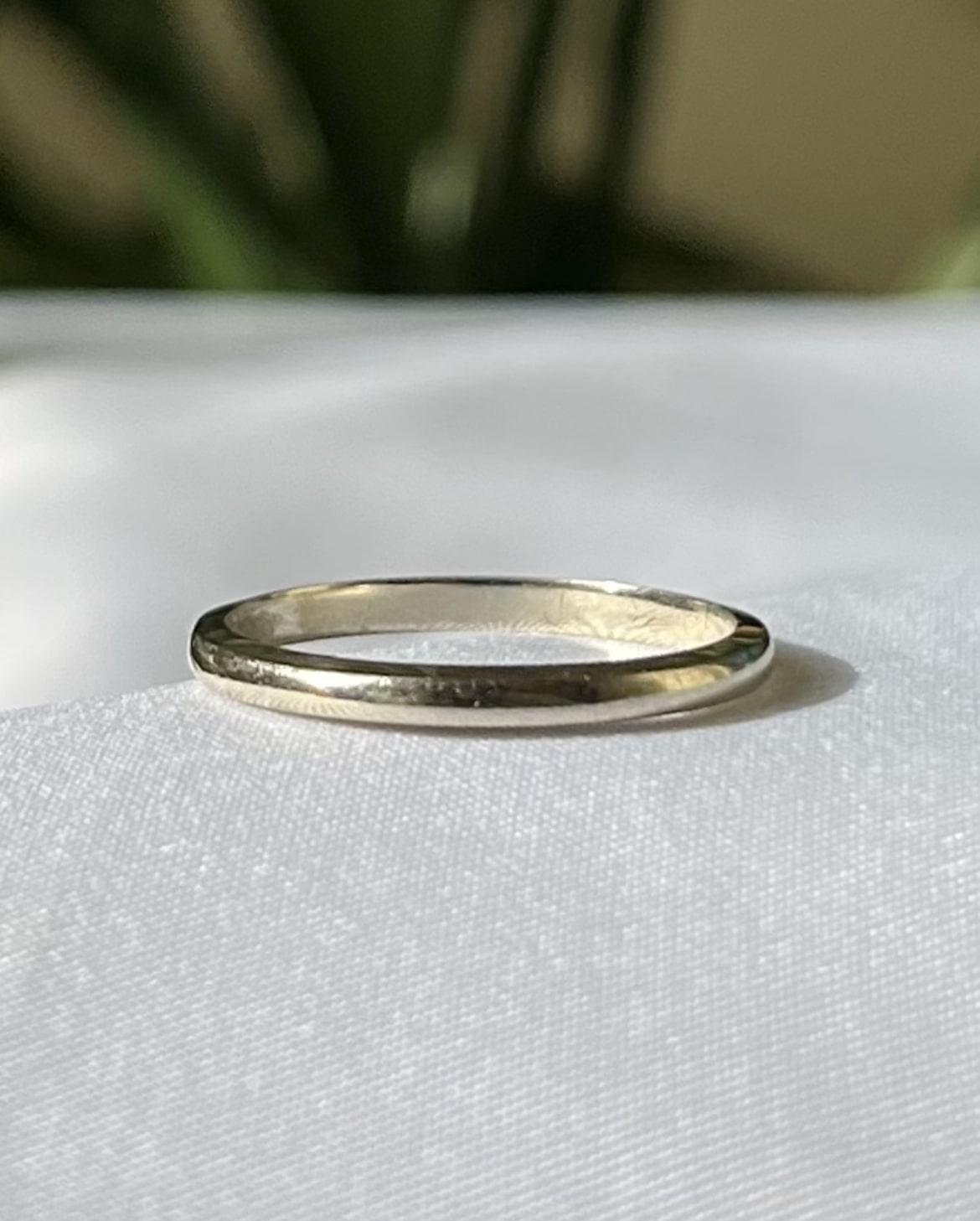 Alliance vintage or gris "Dariane" - Elliade Paris