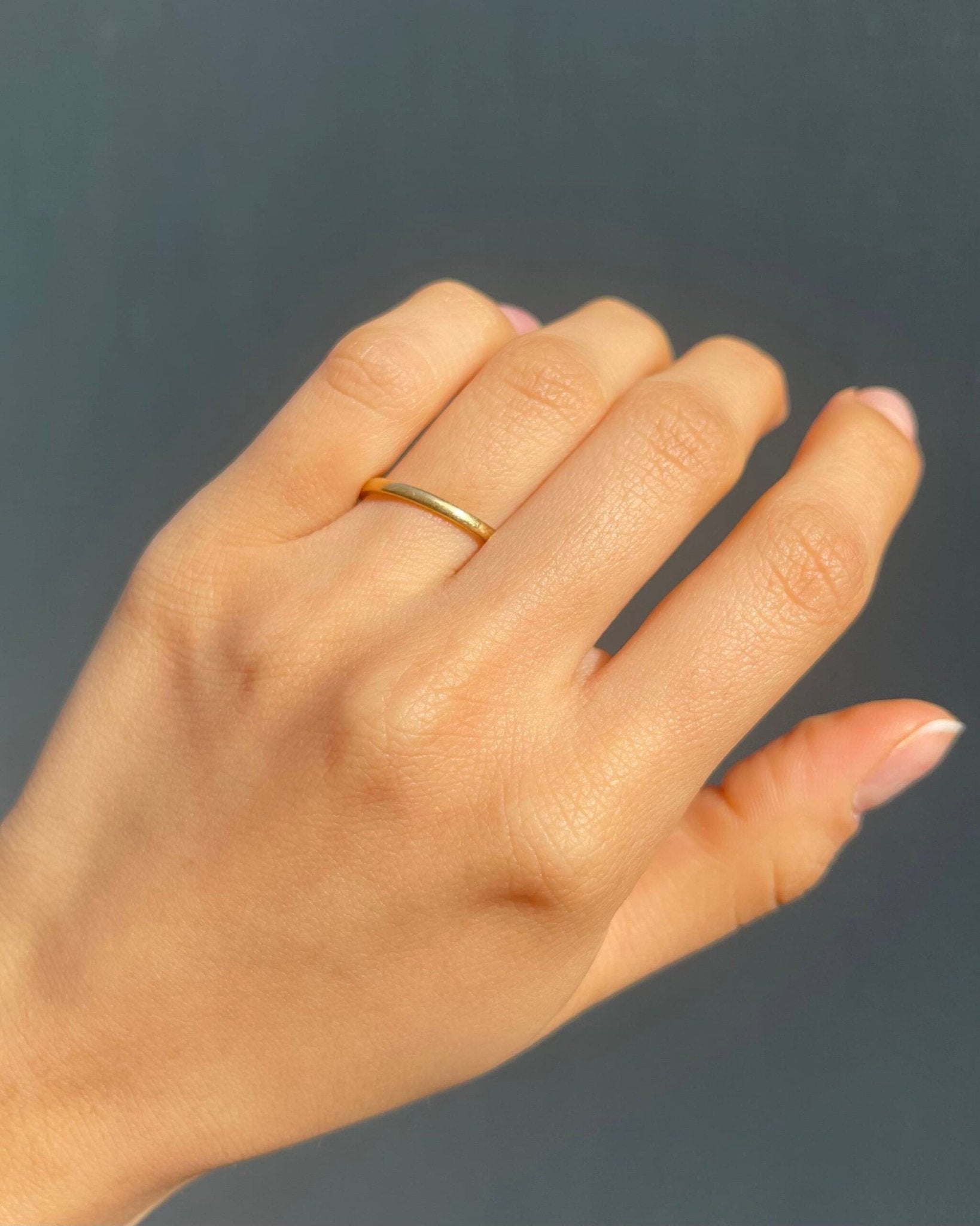 Alliance Vintage Or Jaune 18 carats "Monty" - Elliade Paris