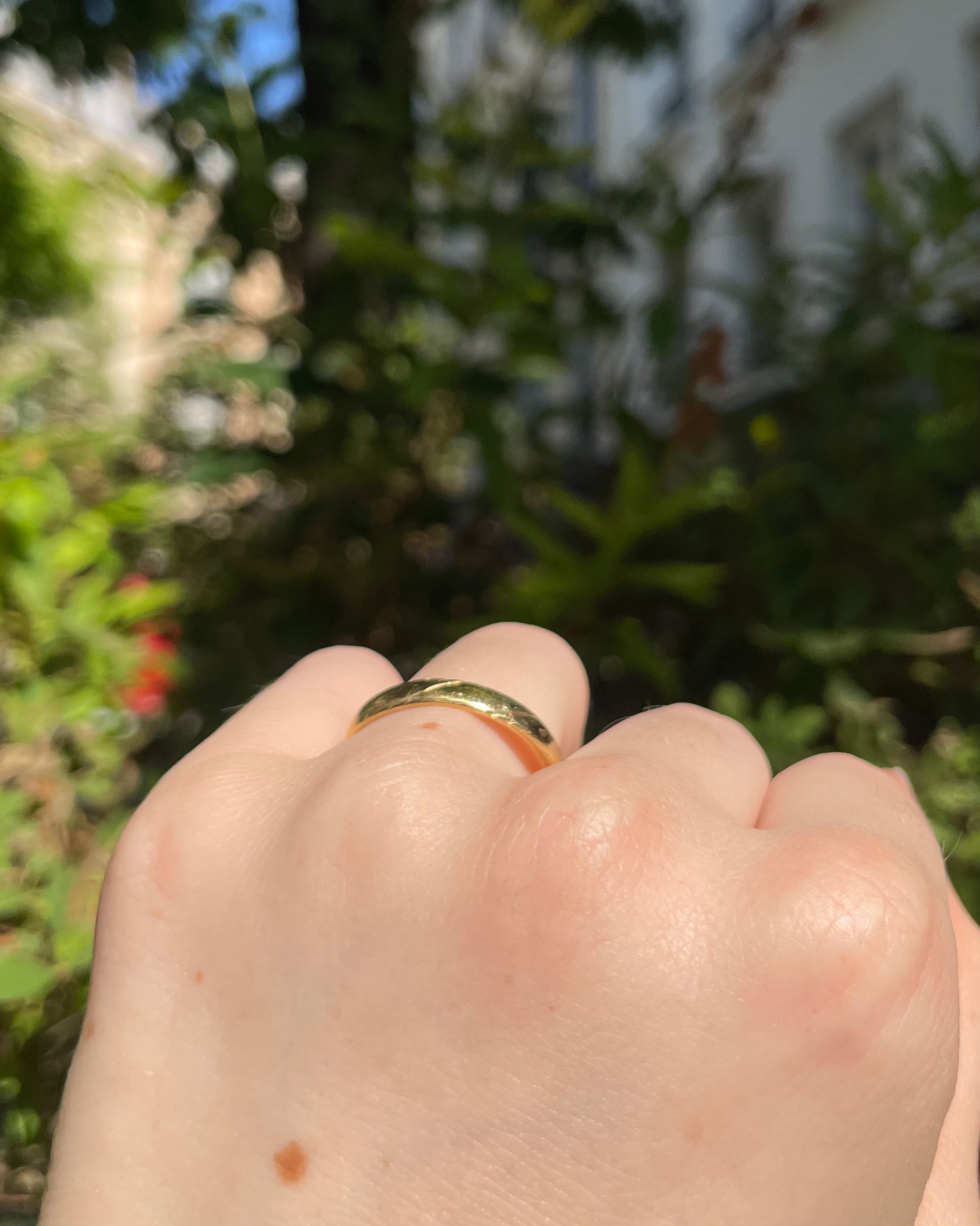 Alliance Vintage Or jaune 18 carats "Joy"
