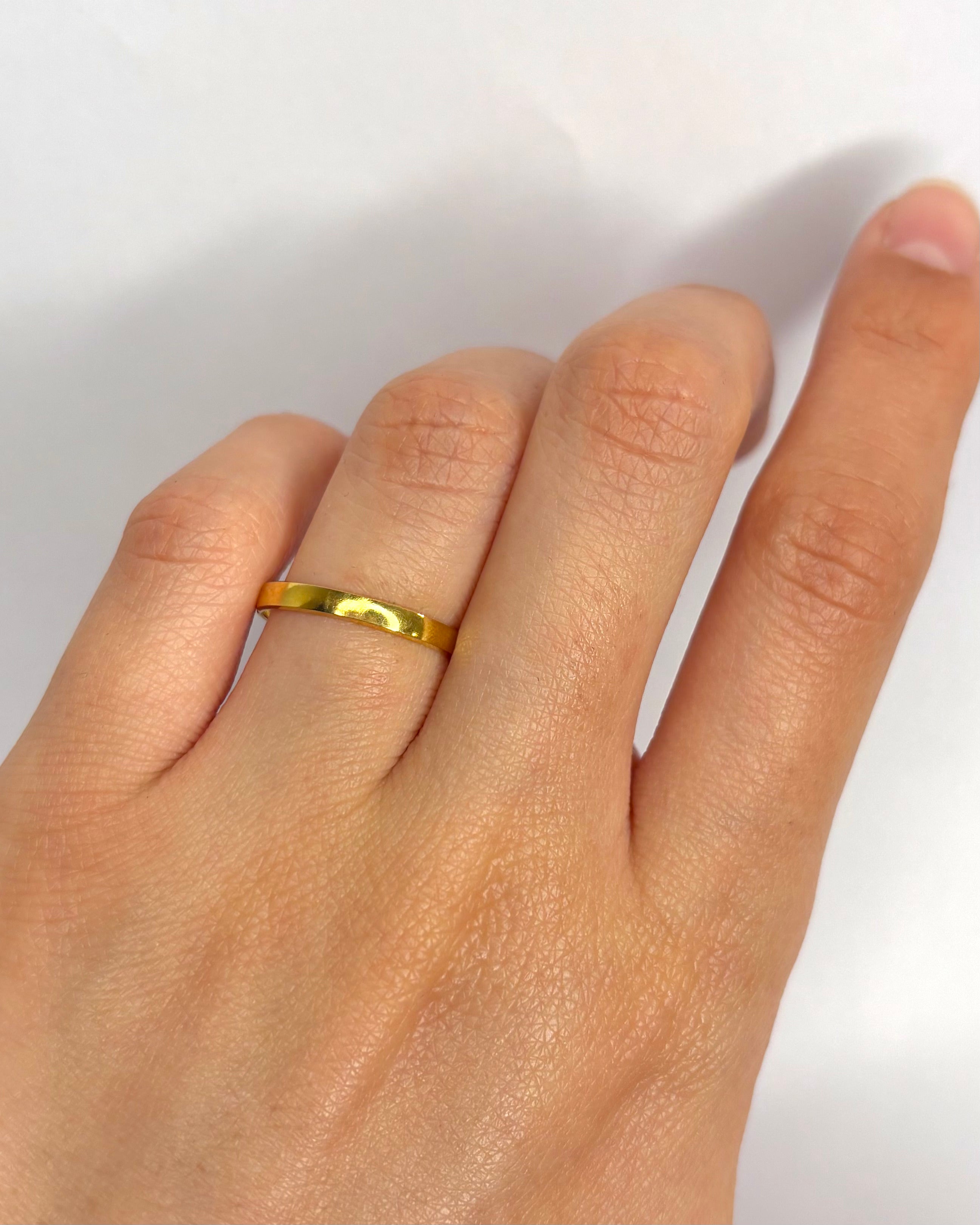 Alliance Or Jaune 18 carats "Levy" - Elliade Paris