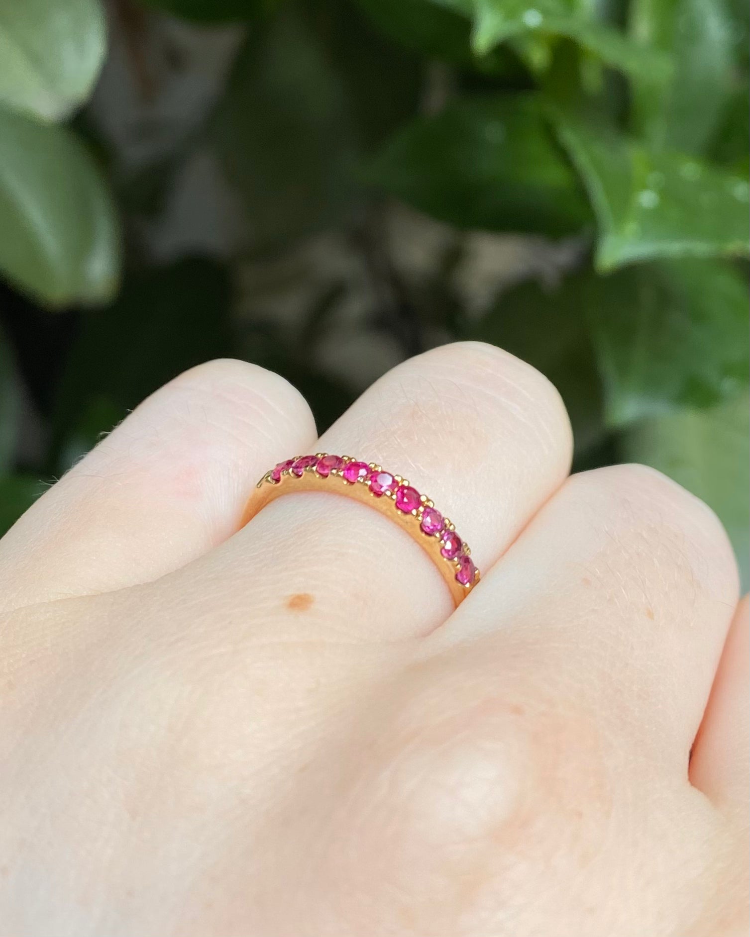 Demi Alliance Rubis 0.24 carat "Rosie"