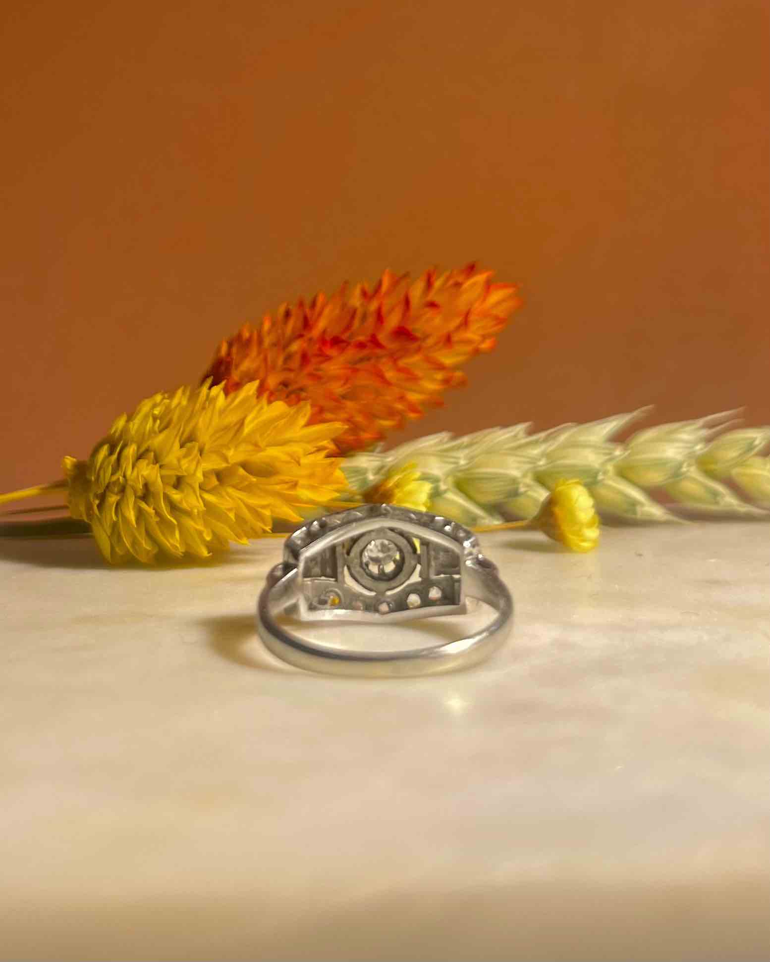 Bague Art Déco Diamants "Clélia"