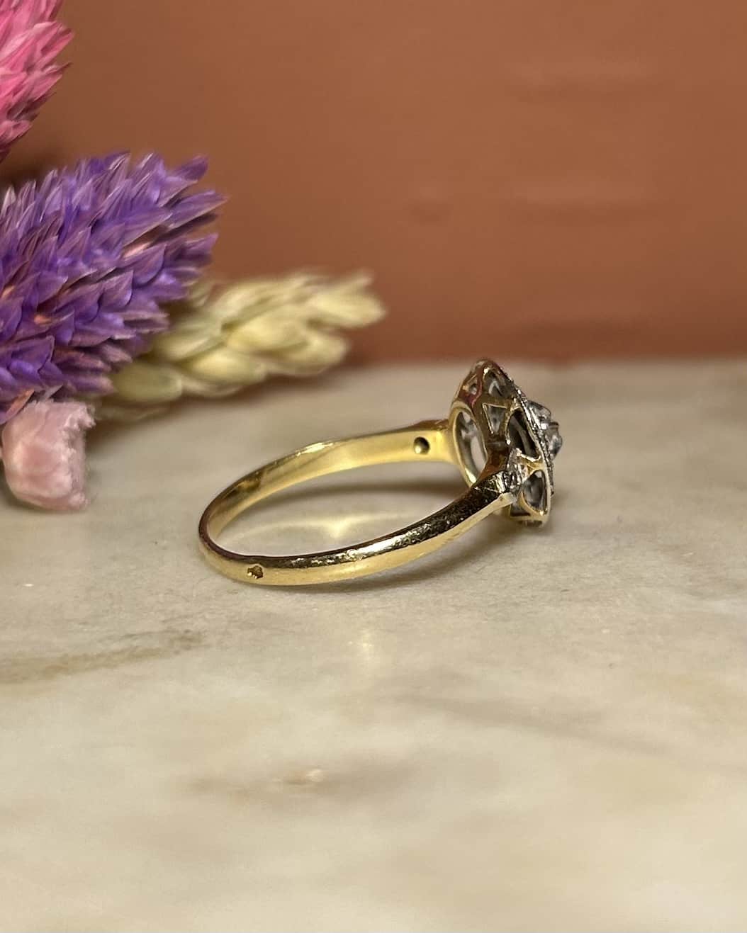 Bague Vintage Art-Déco 27 Diamants "Viviana"
