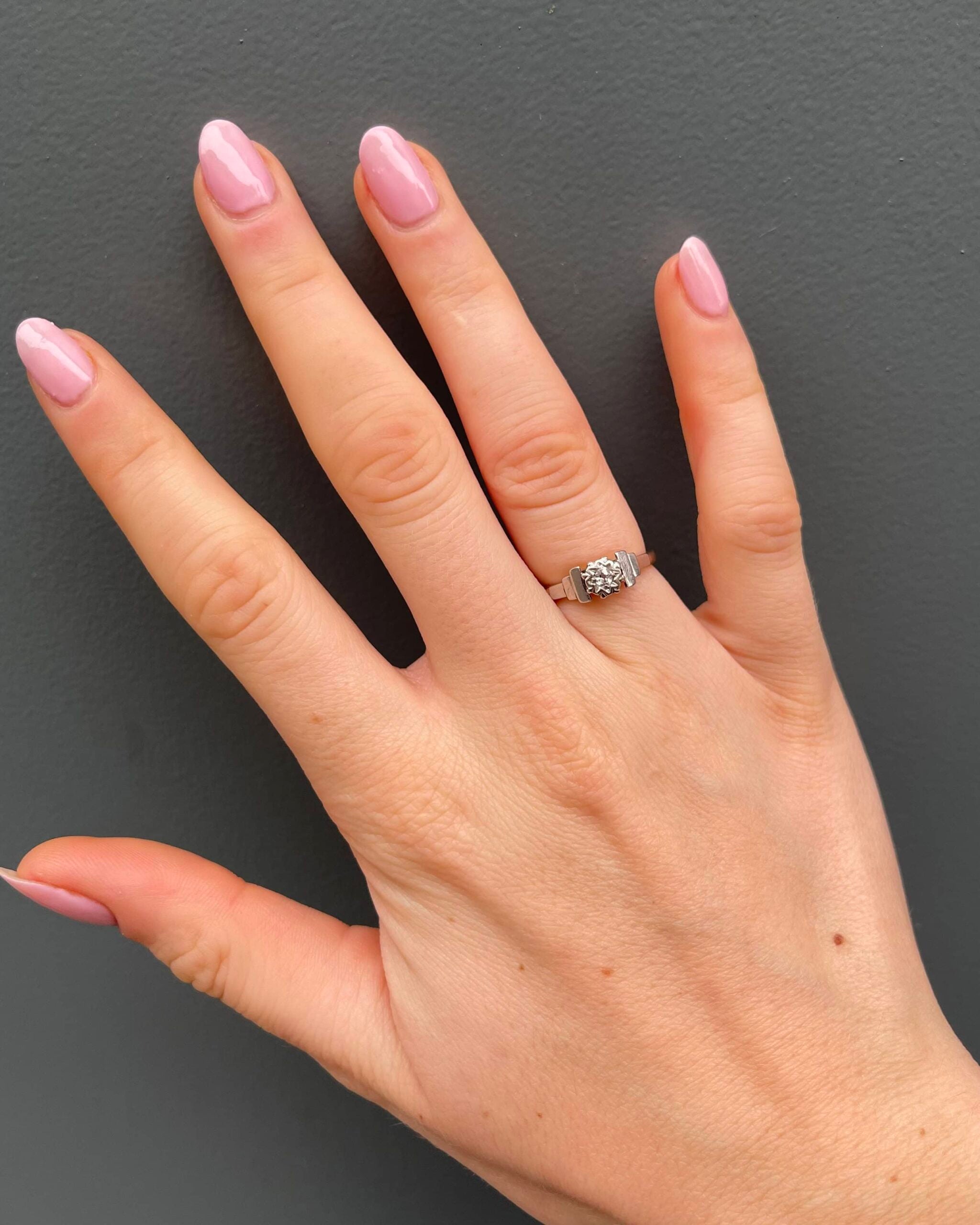 Bague Art-Déco Diamant "Nadia"