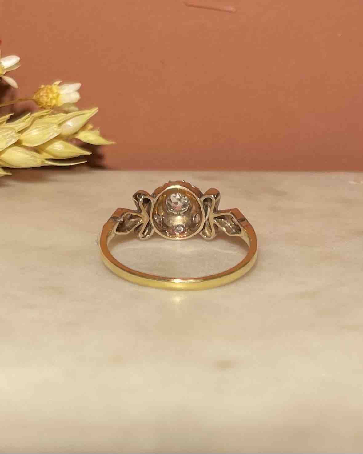 Bague Art-déco Diamants "Brenda"
