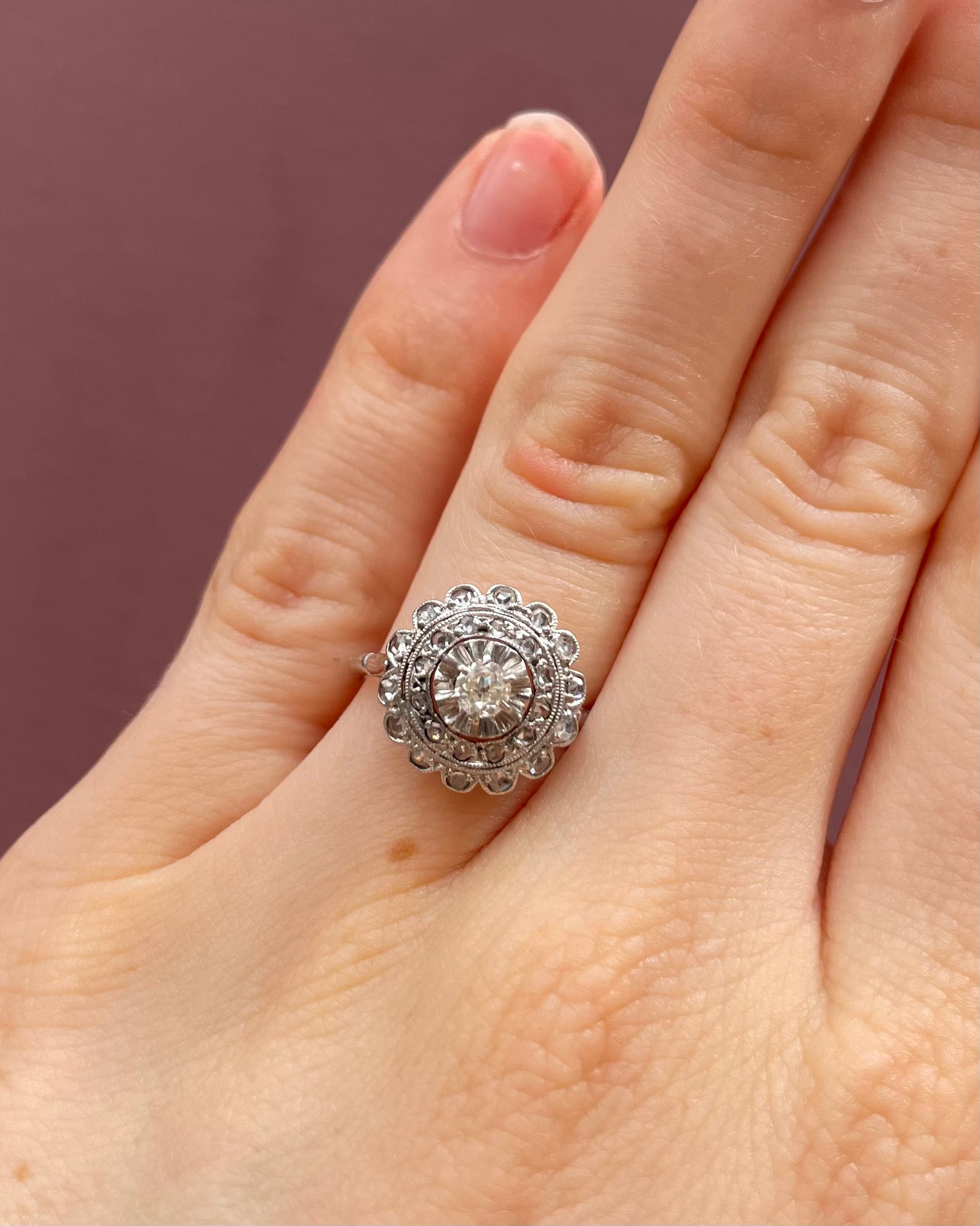 Bague Art-déco 27 Diamants "Naélla"
