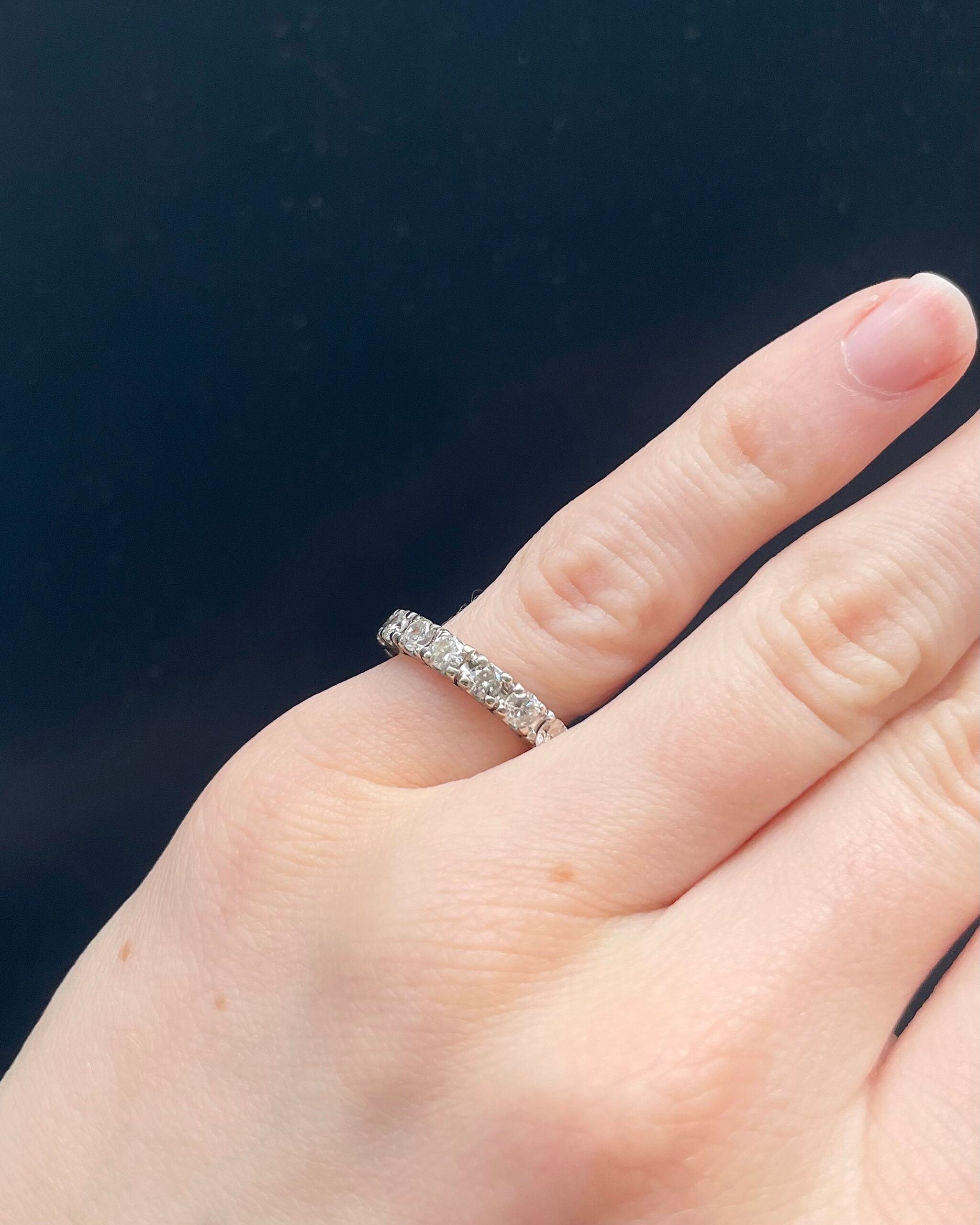 Alliance Américaine 16 Diamants 1.44 carat "Annel" - Elliade Paris