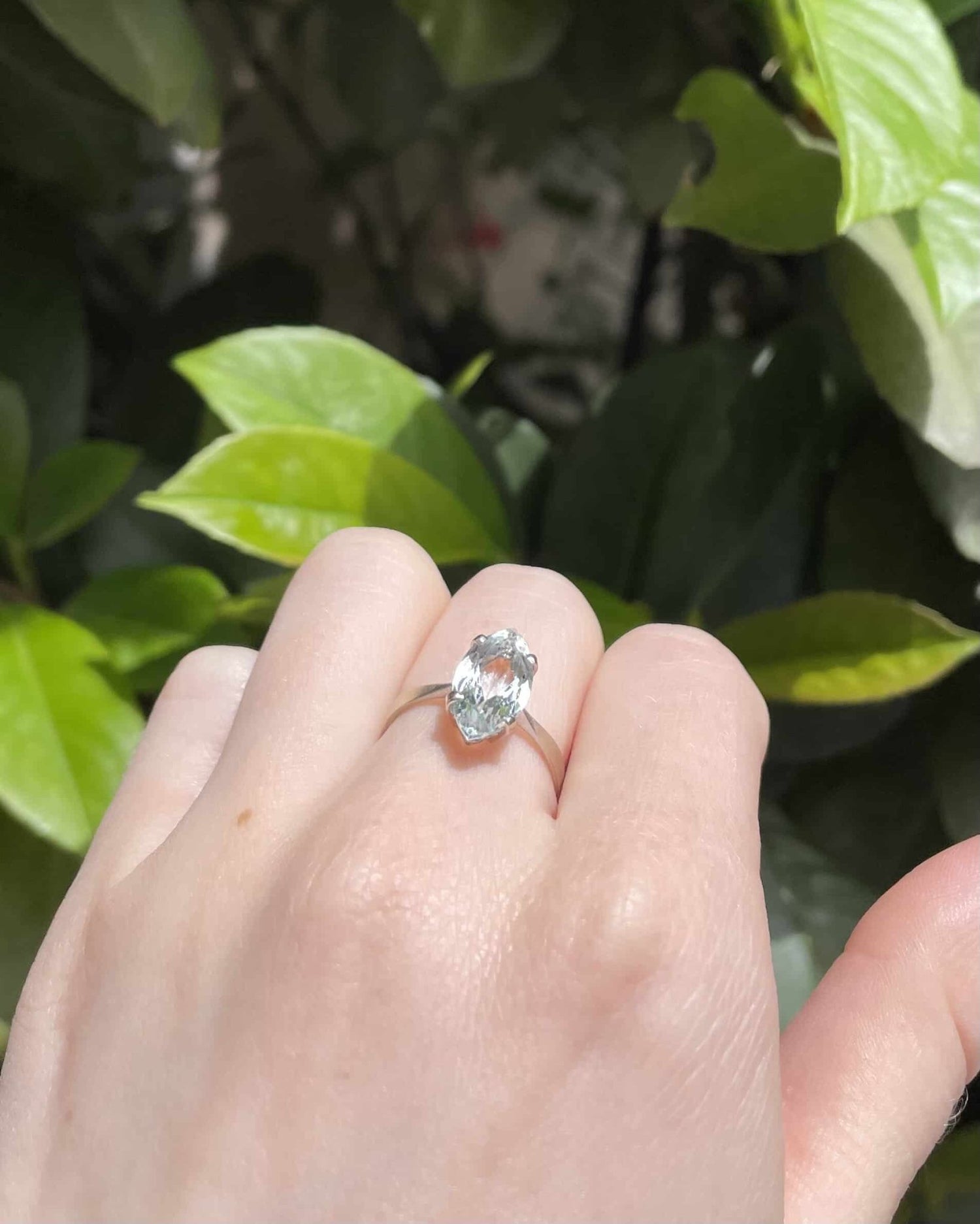Bague Aigue - Marine 2.10 Carats "Marie - Claire" - Elliade Paris