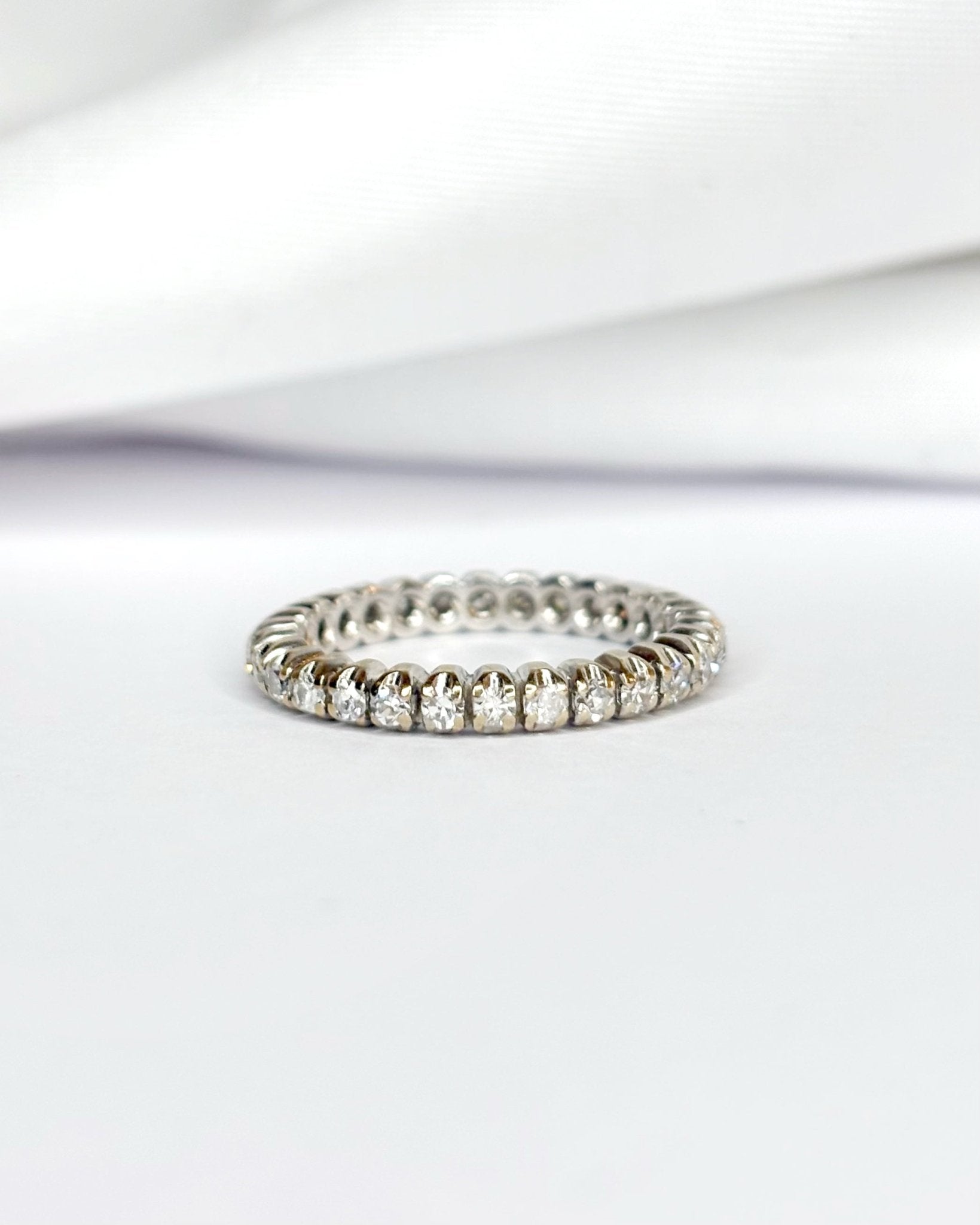 Bague Alliance Américaine Diamants 0.30 carat "Pia" - Elliade Paris