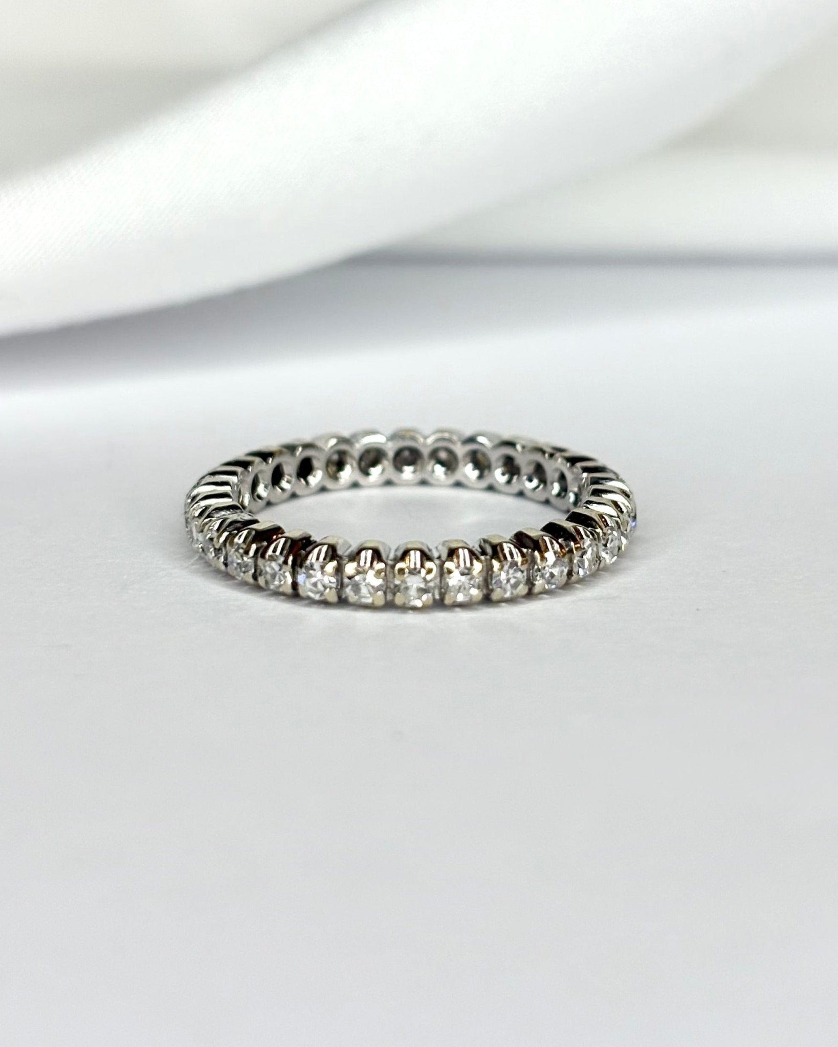 Bague Alliance Américaine Diamants 0.30 carat "Pia" - Elliade Paris