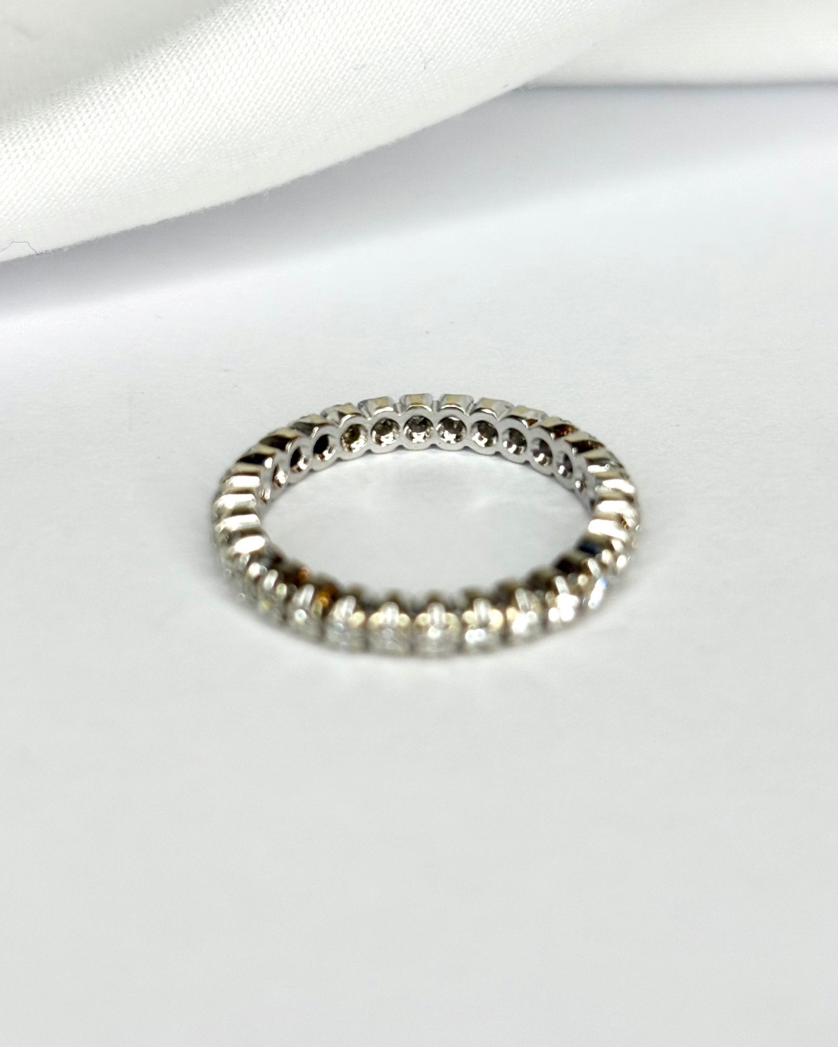 Bague Alliance Américaine Diamants 0.30 carat "Pia" - Elliade Paris