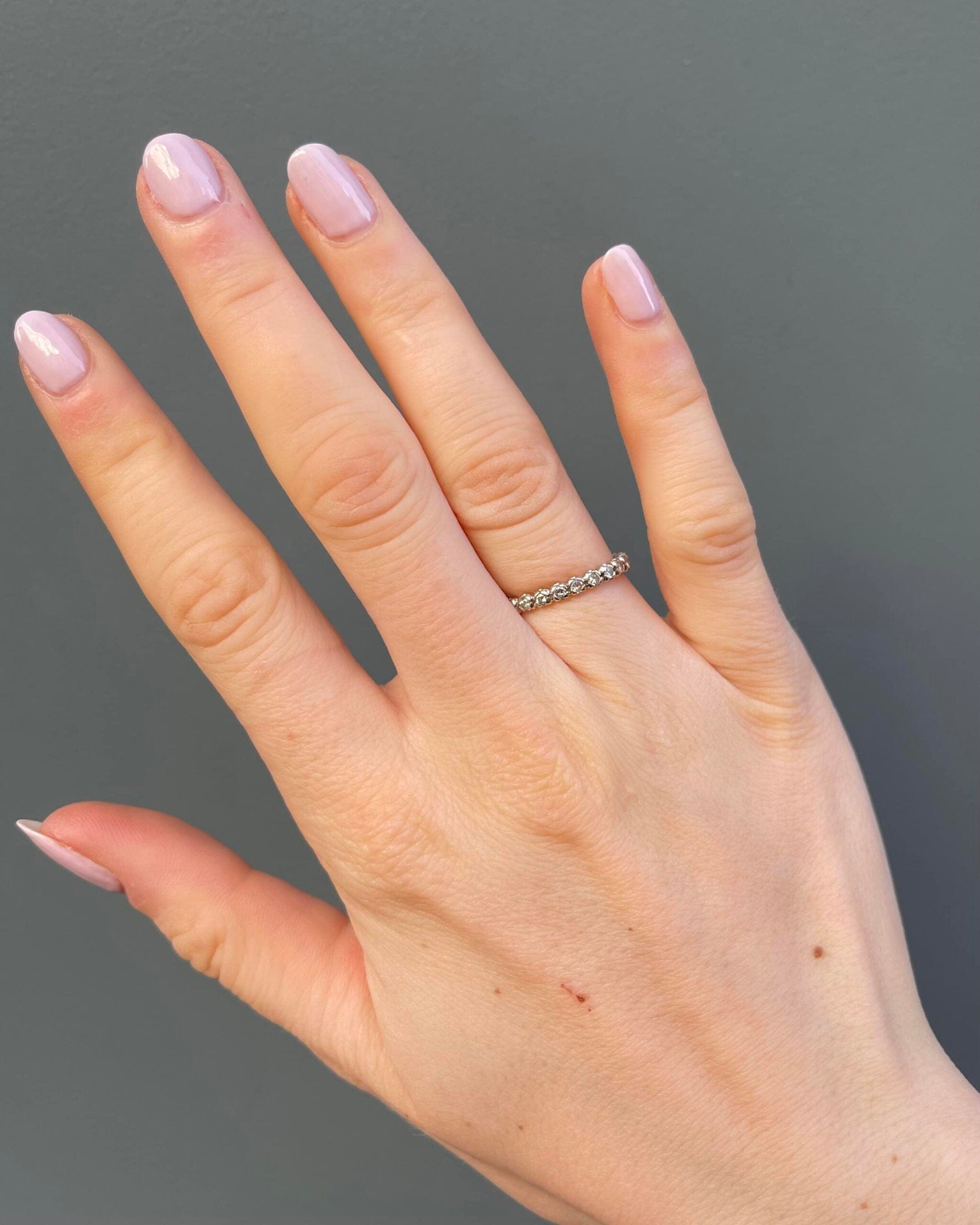 Alianza de boda americana con 23 diamantes de 0,46 quilates "Anya"