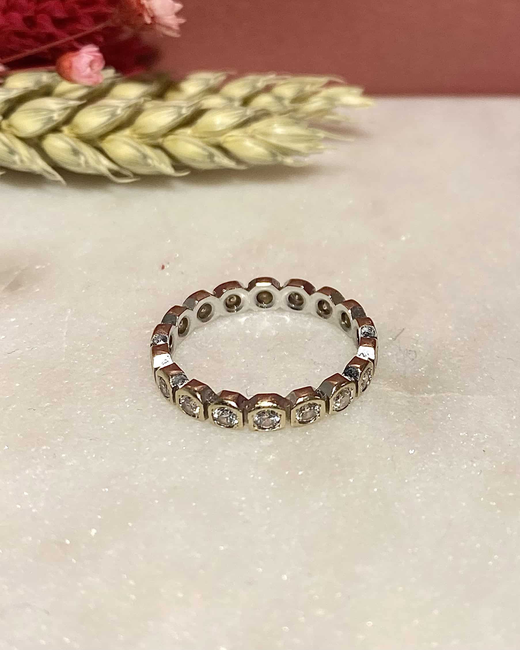 Alliance Américaine 18 Diamants 0.54 carat "Ophélie"