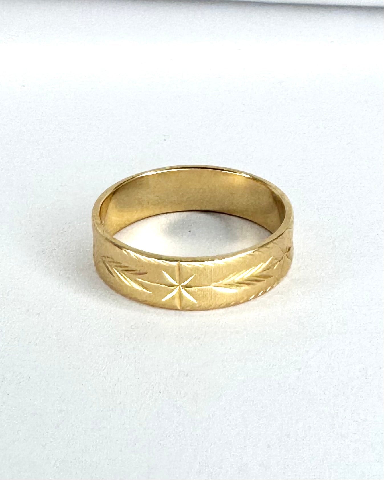 Bague Alliance Jonc Or Jaune 18 cts 5mm "Tobias" - Elliade Paris
