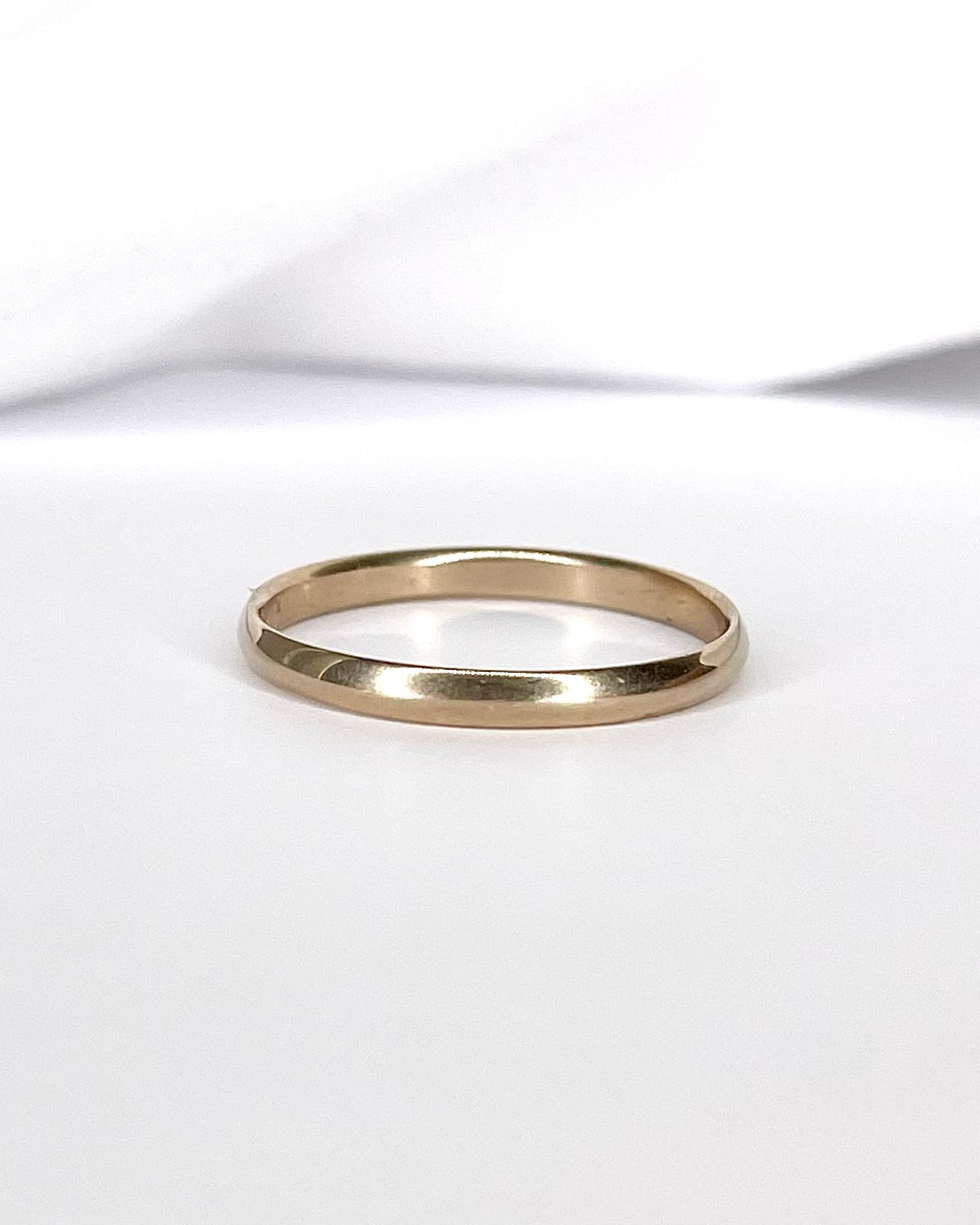 Bague Alliance Or Gris 2.3 mm "Fanny" - Elliade Paris