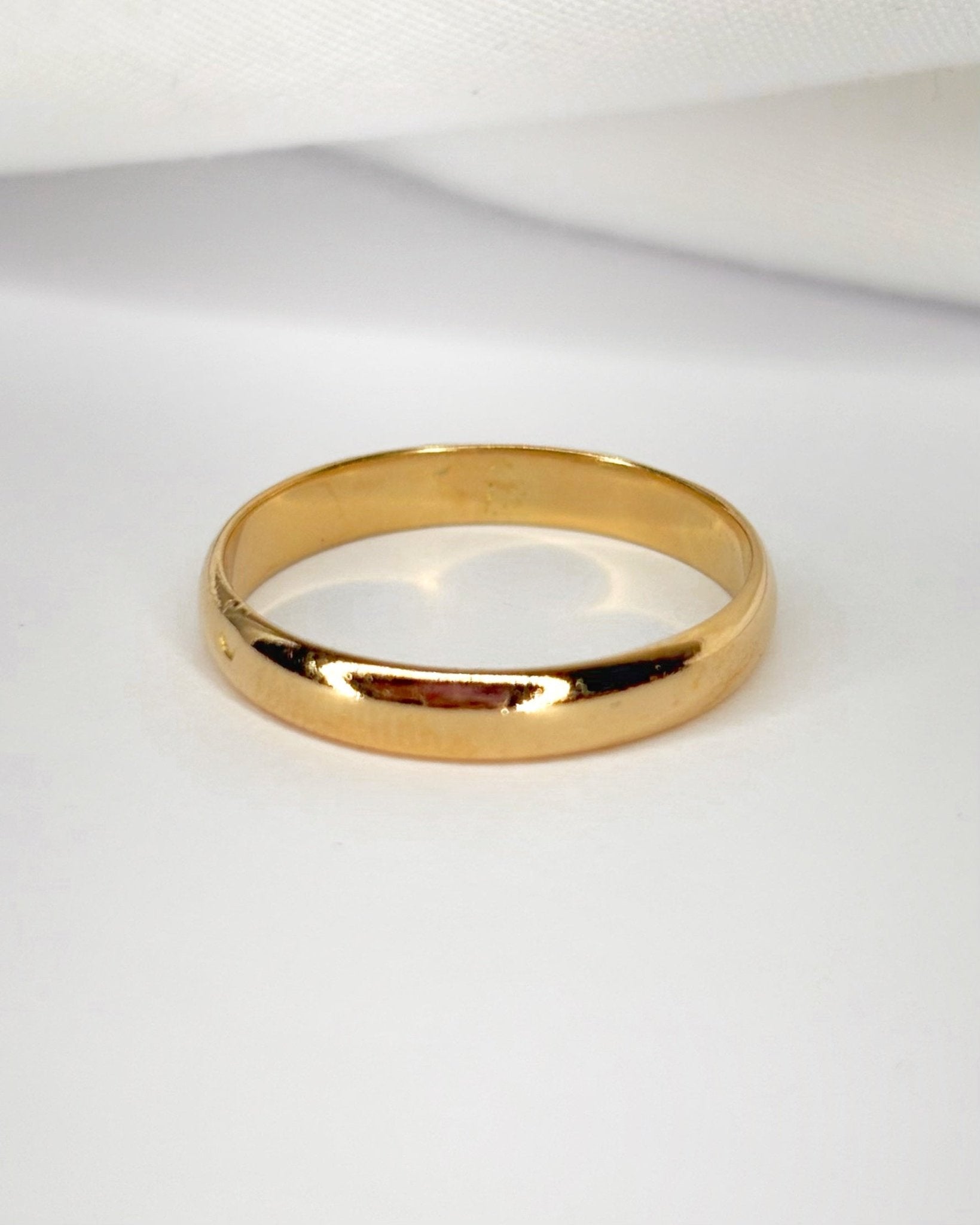 Bague Alliance Or Jaune 18 carats 3.1 mm "Charlise" - Elliade Paris