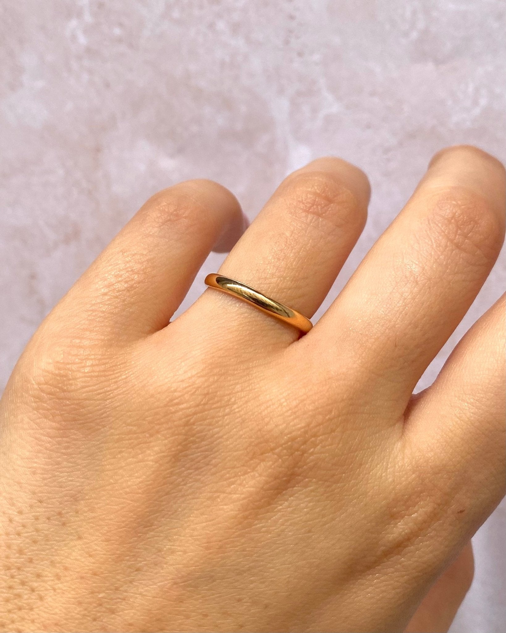 Bague Alliance Or Jaune 18 carats "Noélie" - Elliade Paris